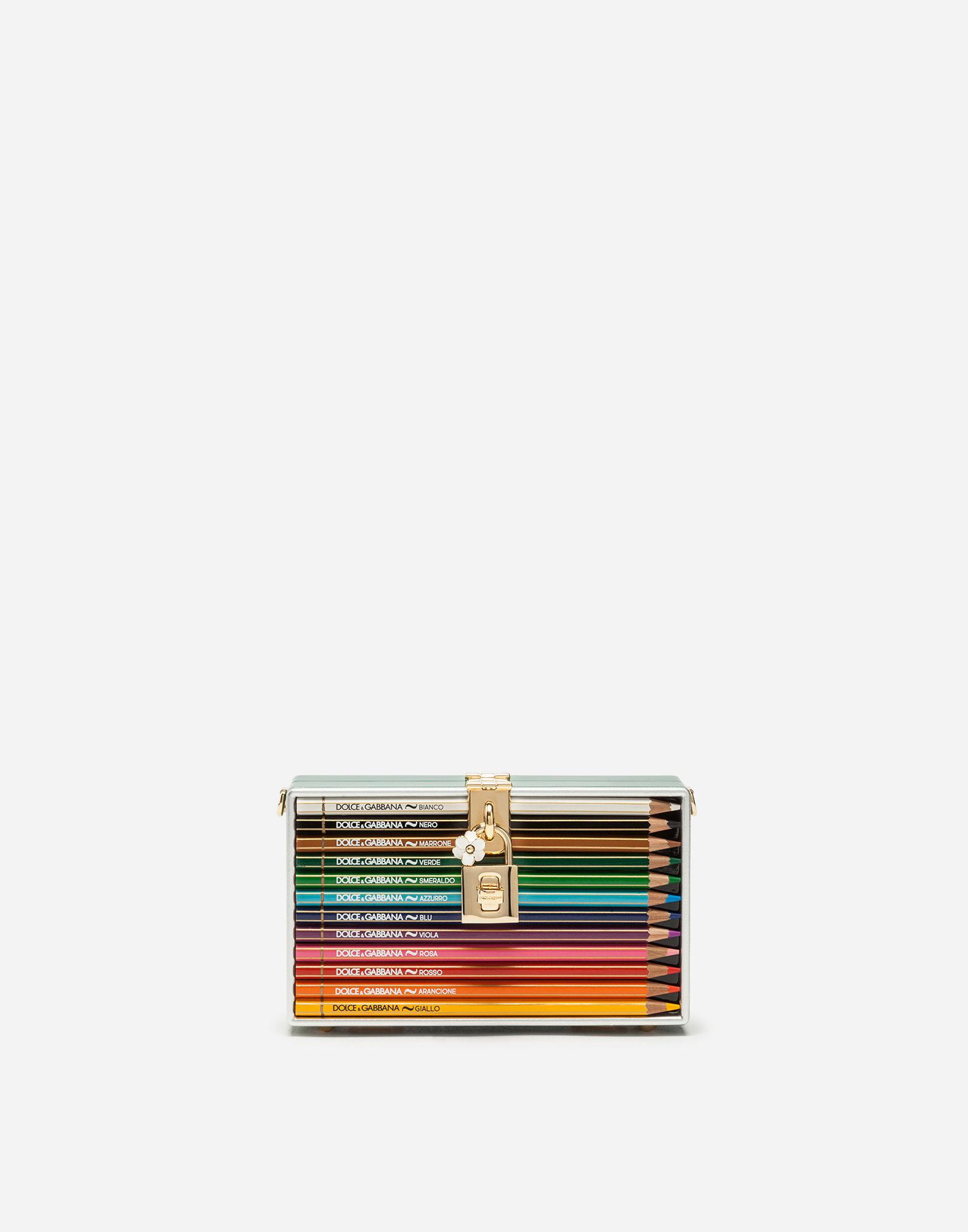 Dolce & Gabbana Leather Dolce Box Clutch Pencil Case | Lyst