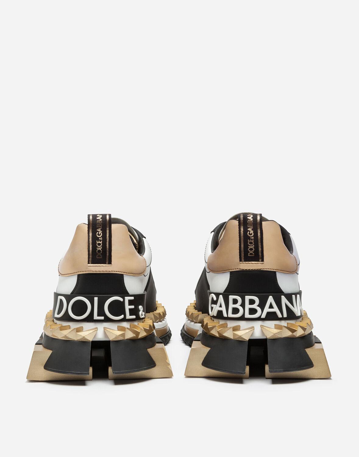 Dolce & Gabbana Super King Multi-colored Sneakers in White for Men | Lyst