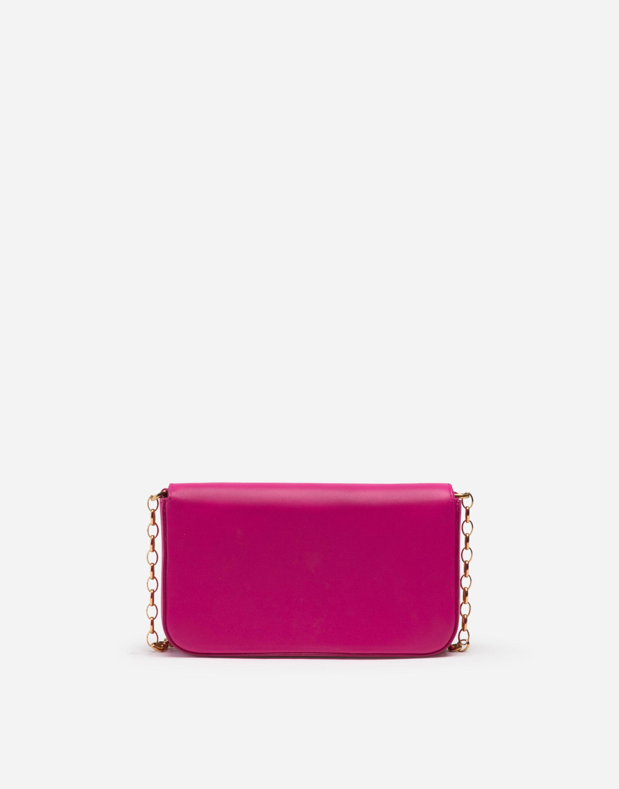 Clutches Dolce & Gabbana - Crystal logo pink Dauphine clutch