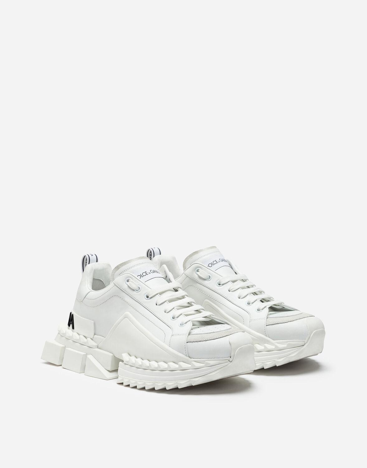 Dolce & Gabbana Super Queen Sneakers In Calfskin in White | Lyst