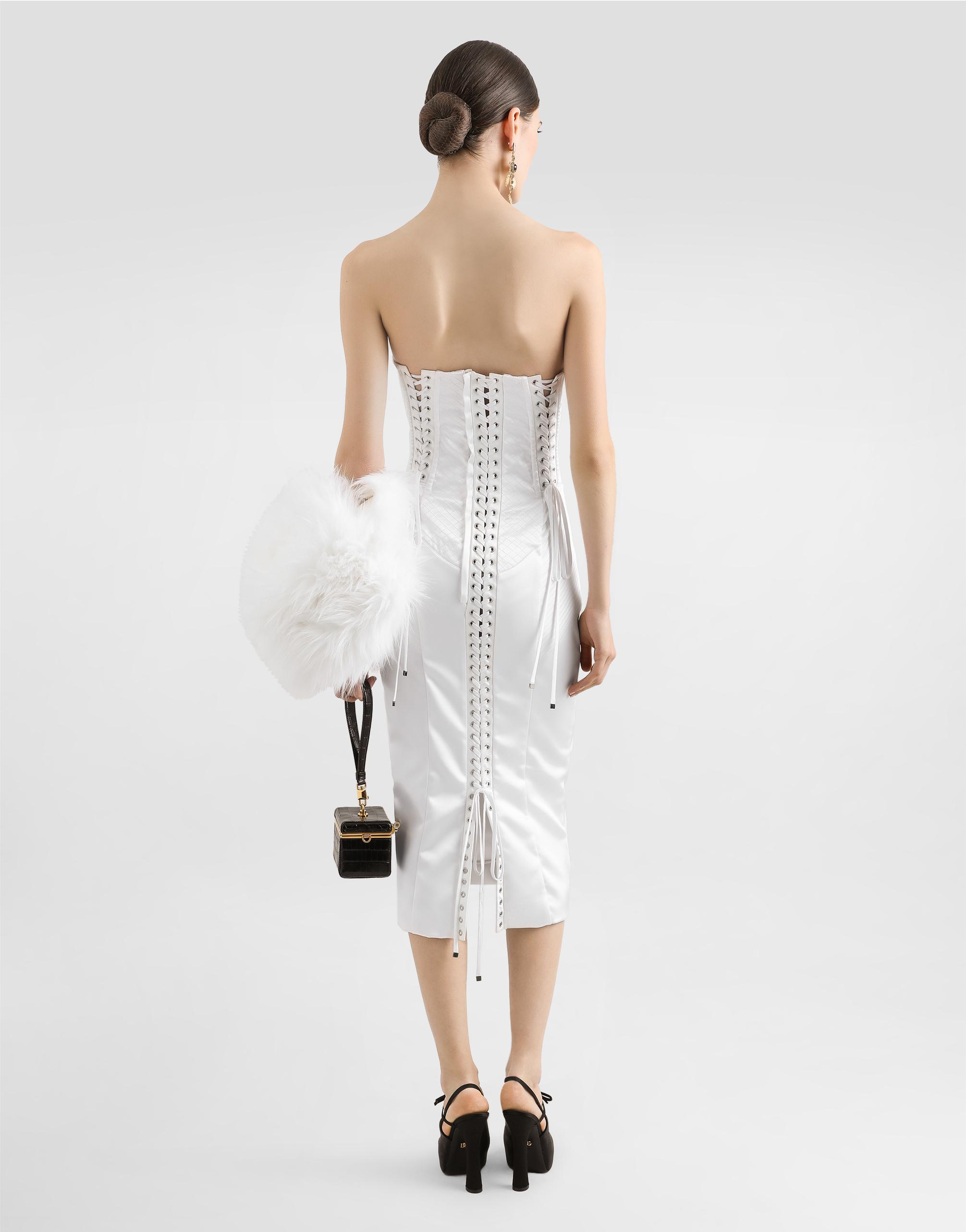 Designer White Satin Corset Dresses for Women - Up to 89% off | Lyst