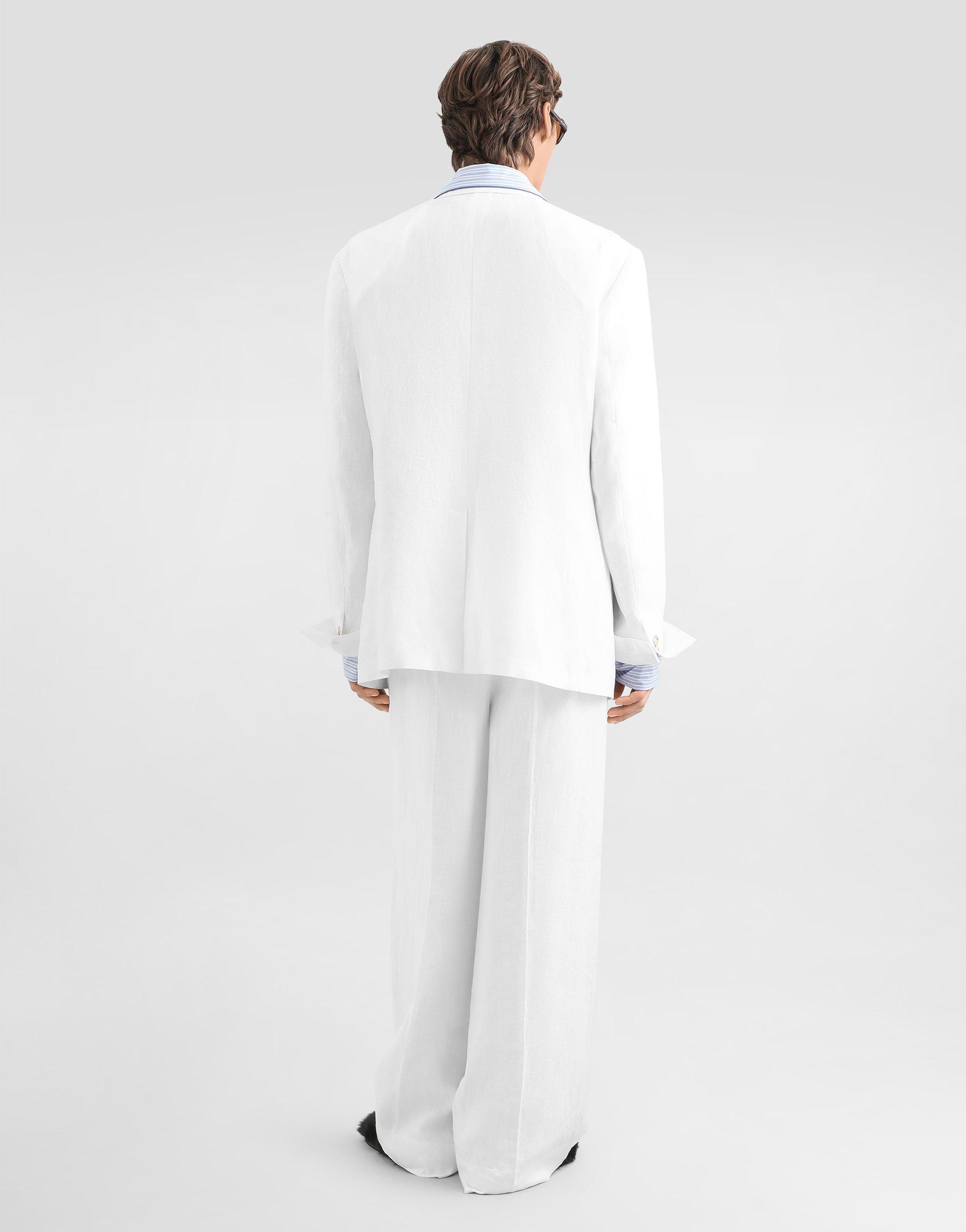Pantalon Habillé Homme Dolce & Gabbana Blanc - Taille 30, 32 Ou 36 - 100% Coton - Neuf Avec étiquettes