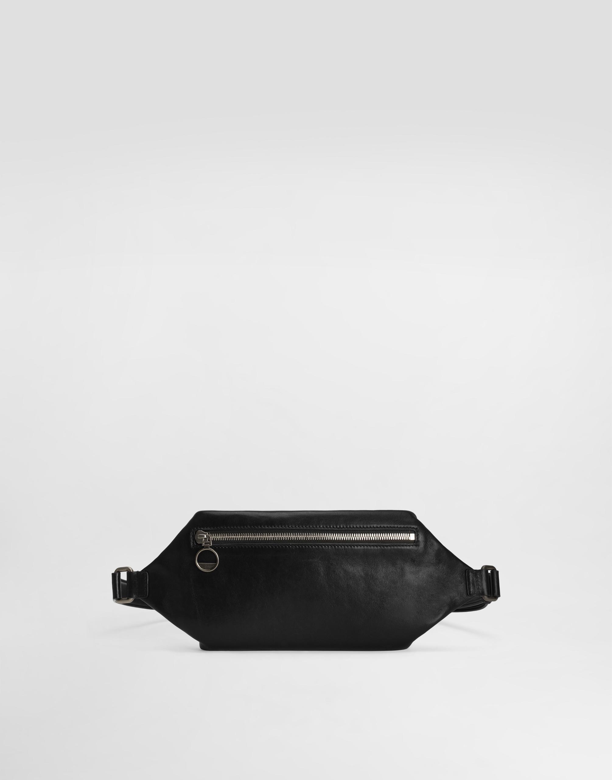 Dolce & Gabbana Lock Belt Bag in Black for Men | Lyst