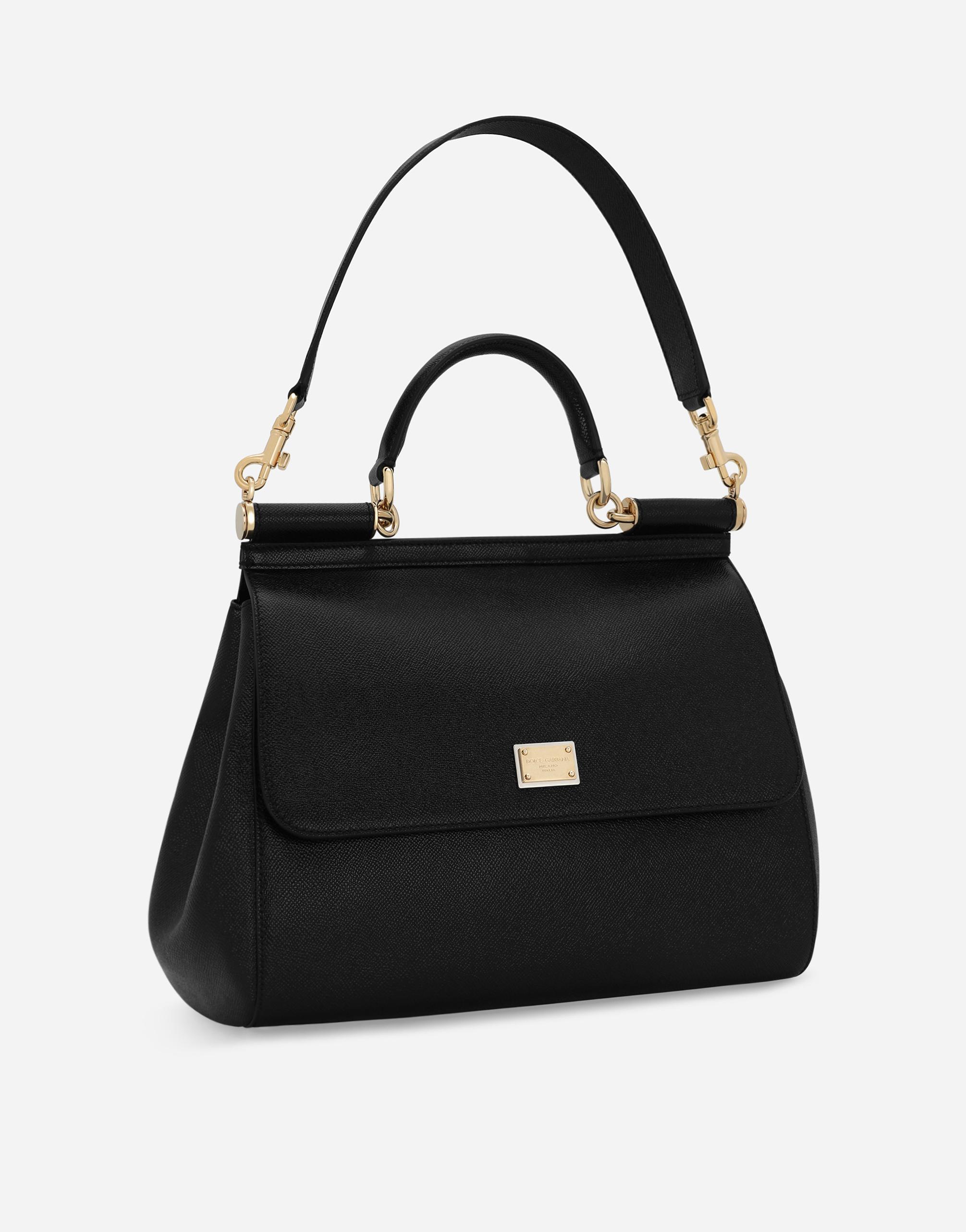 Dolce & Gabbana ハンドバッグ シシリー マキシ ブラック | Lyst Dolce & Gabbana ハンドバッグ シシリー マキシ ブラック | Lyst
