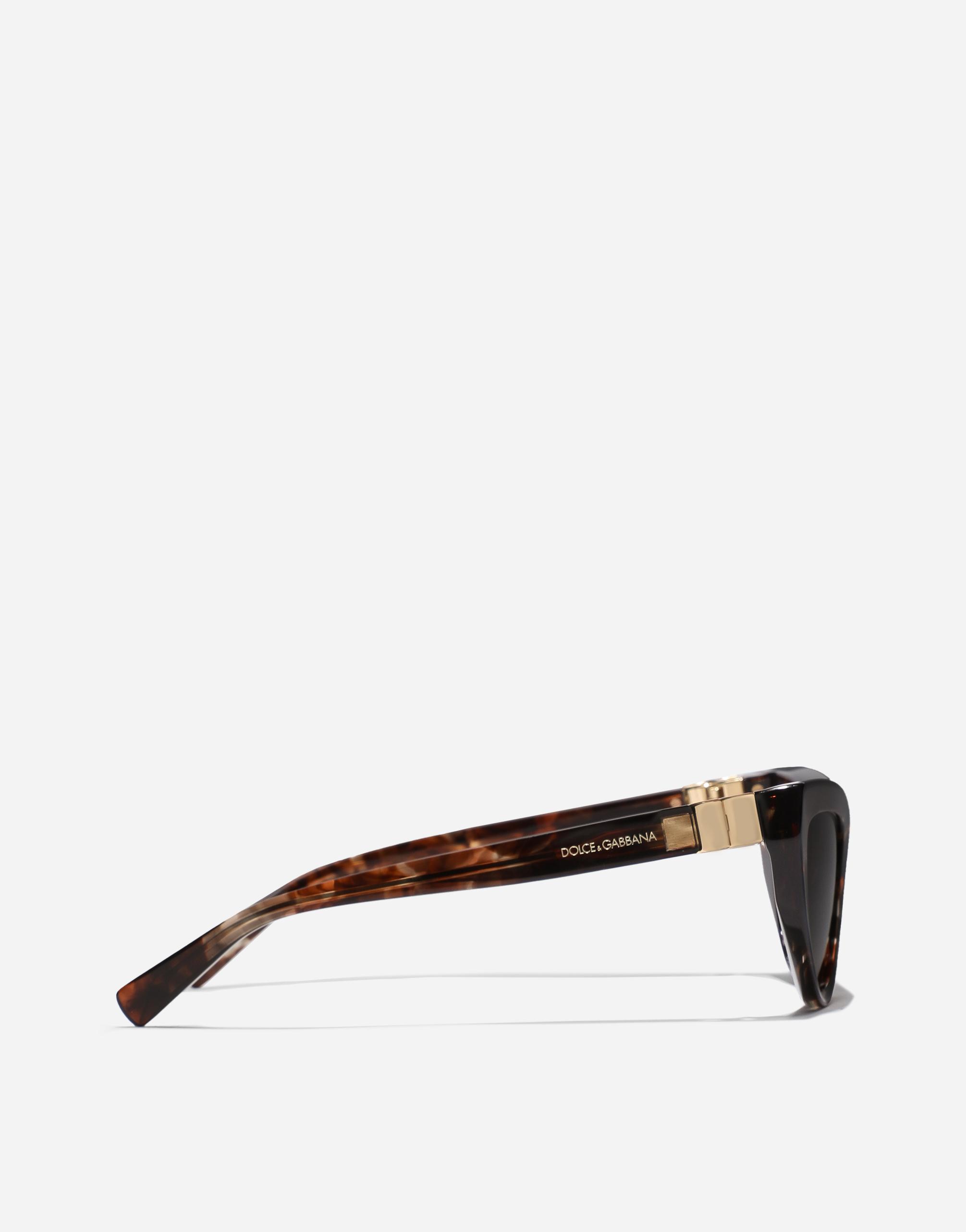 Dolce Gabbana Dg Hinge Sunglasses in Brown Lyst UK