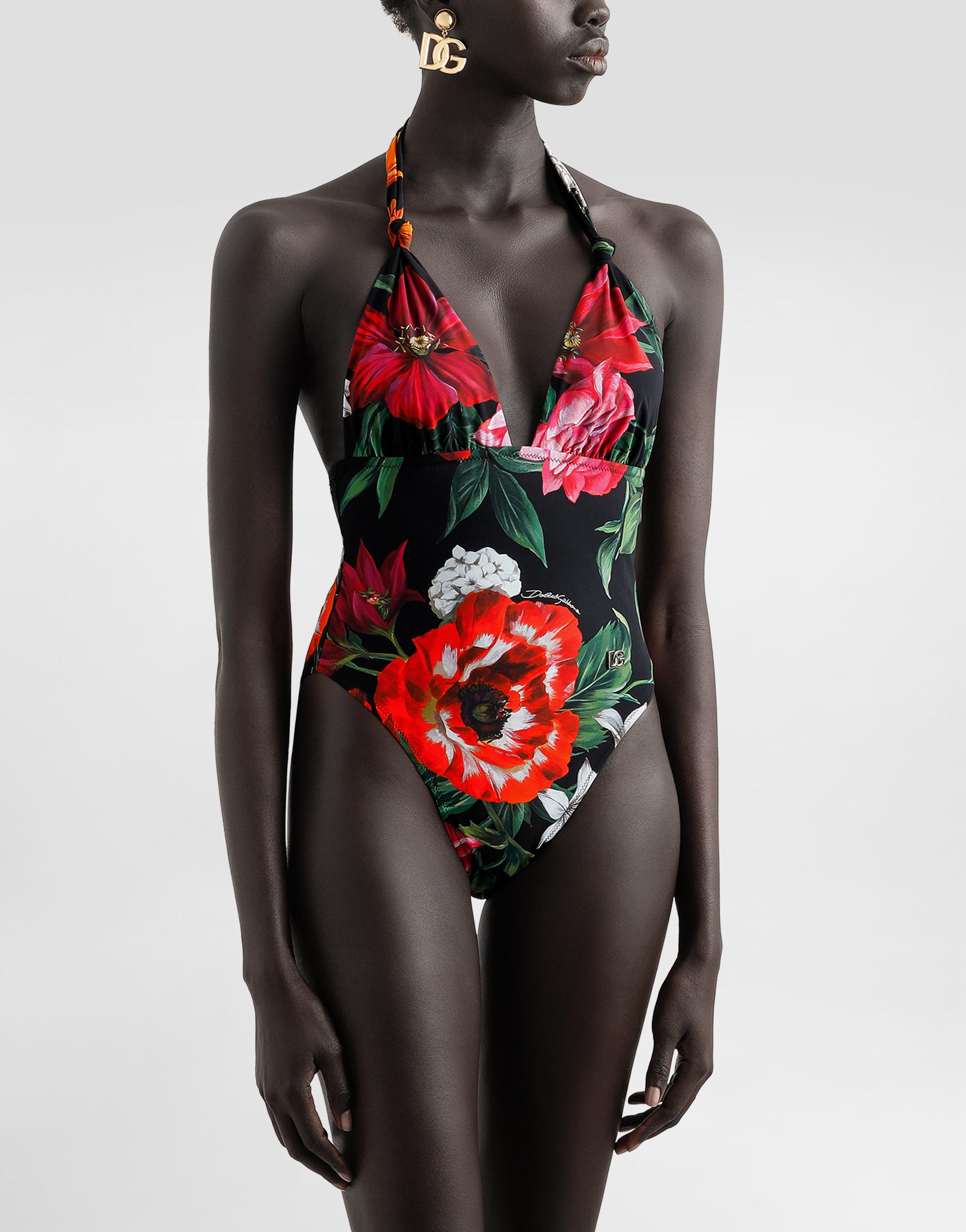 【Dolce & Gabbana】ワンピースレース水着 Dolce & Gabbana Racing ワンピース水着 | レッド | FARFETCH JP