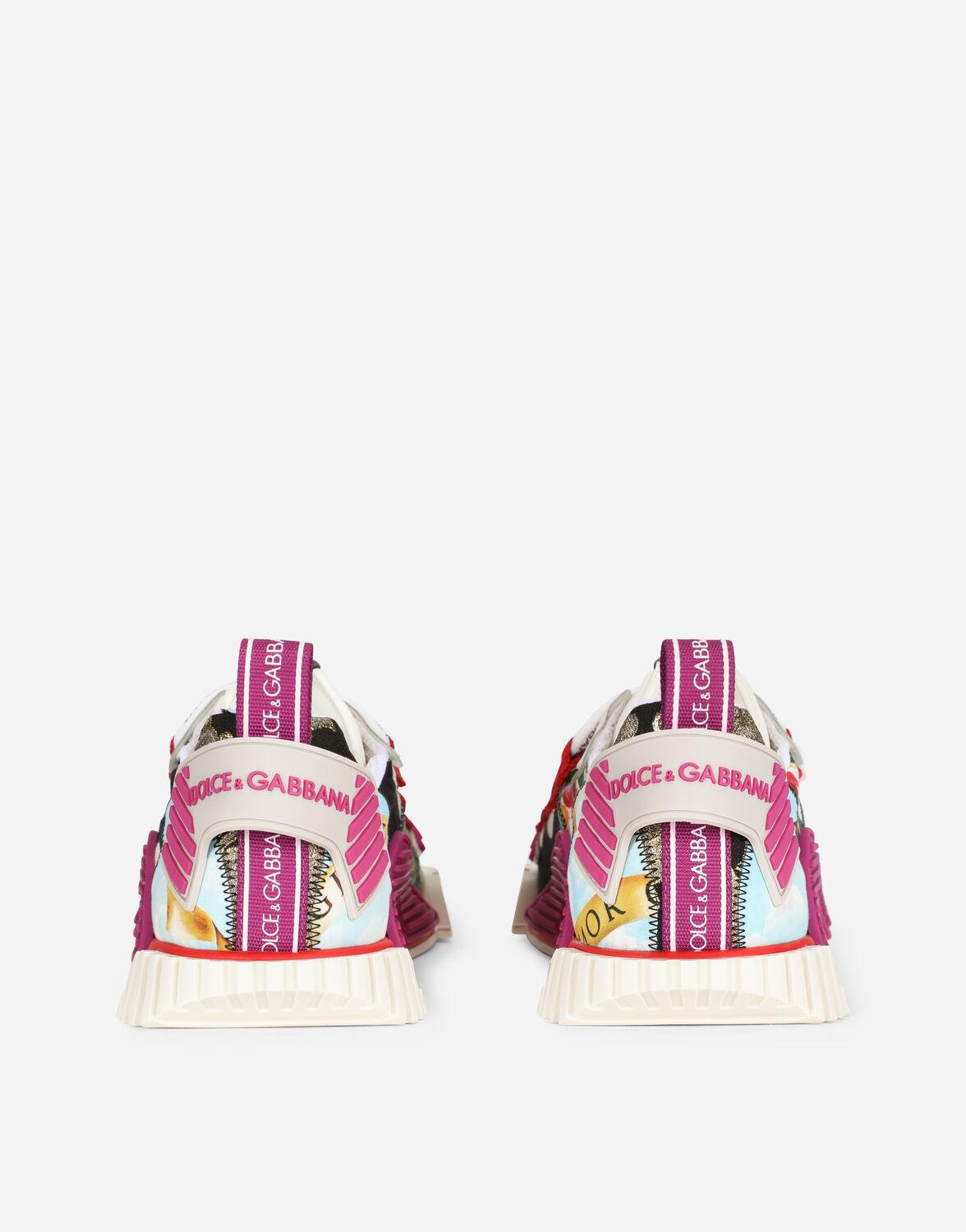 patchwork fabric ns1 sneakers