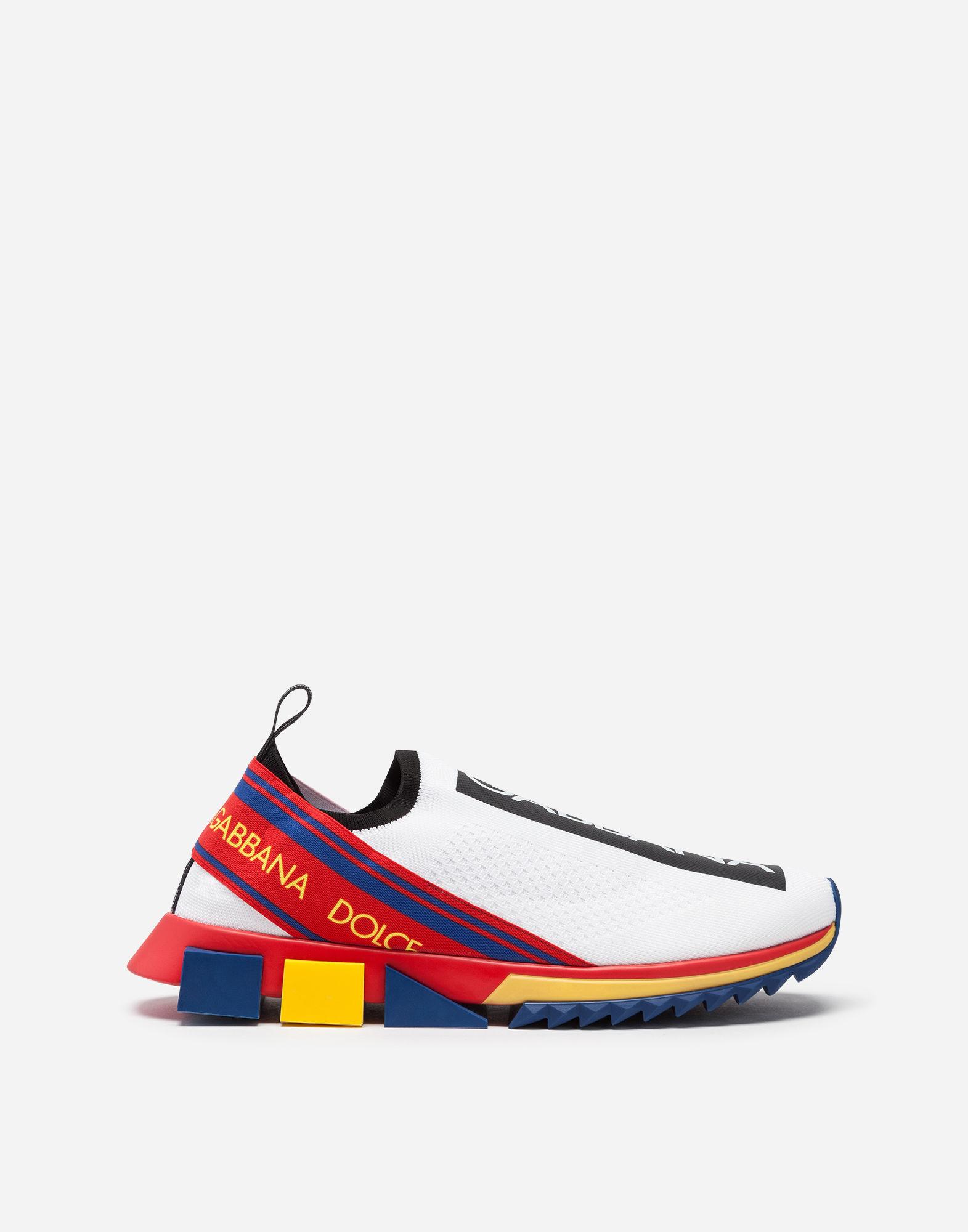 stretch mesh sorrento sneakers with logo