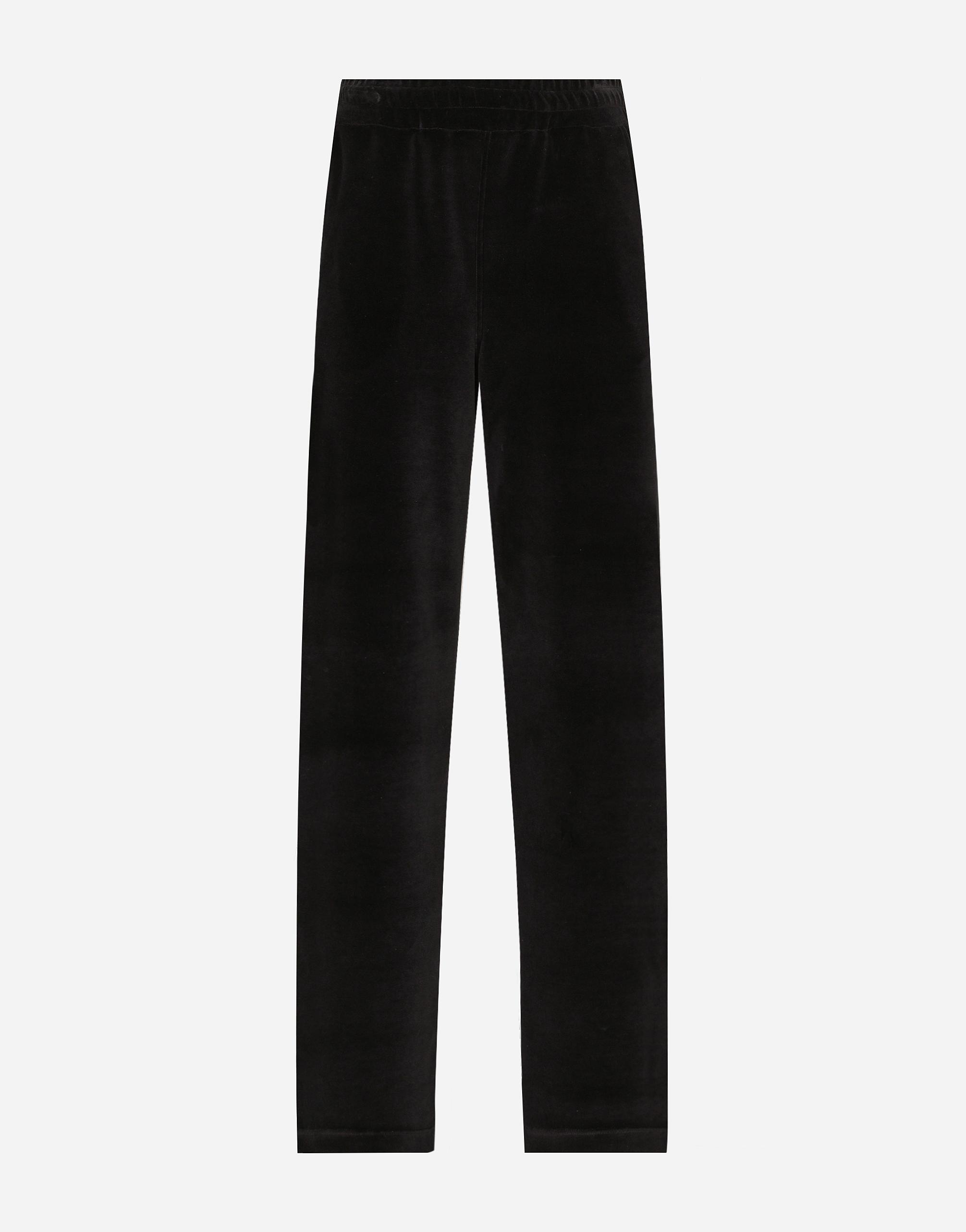 パンツ Dolce & Gabbana Chenille Joggers With All-Over Dg Logo Jacquard chenille jogging pants with DG logo in Pink for