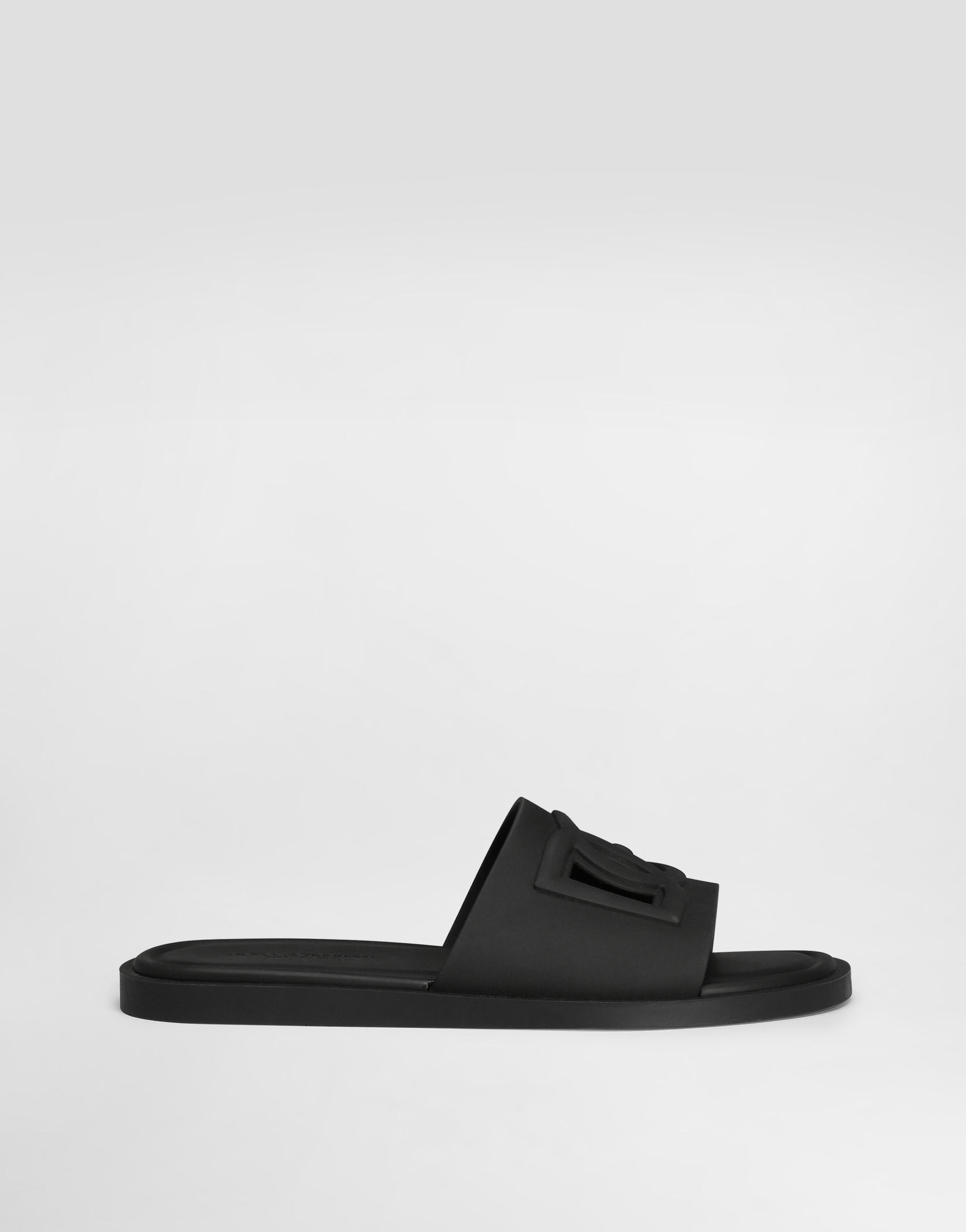 サンダル DOLCE & GABBANA Men Sandals Black A80397AO602 80999 Dolce&Gabbana DG - Men's Sandals - Black - A80397AO602-80999