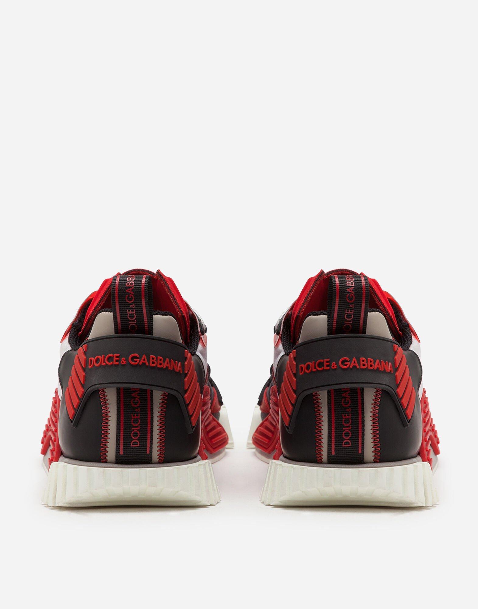 dolce and gabbana ns1 sneakers in mixed materials