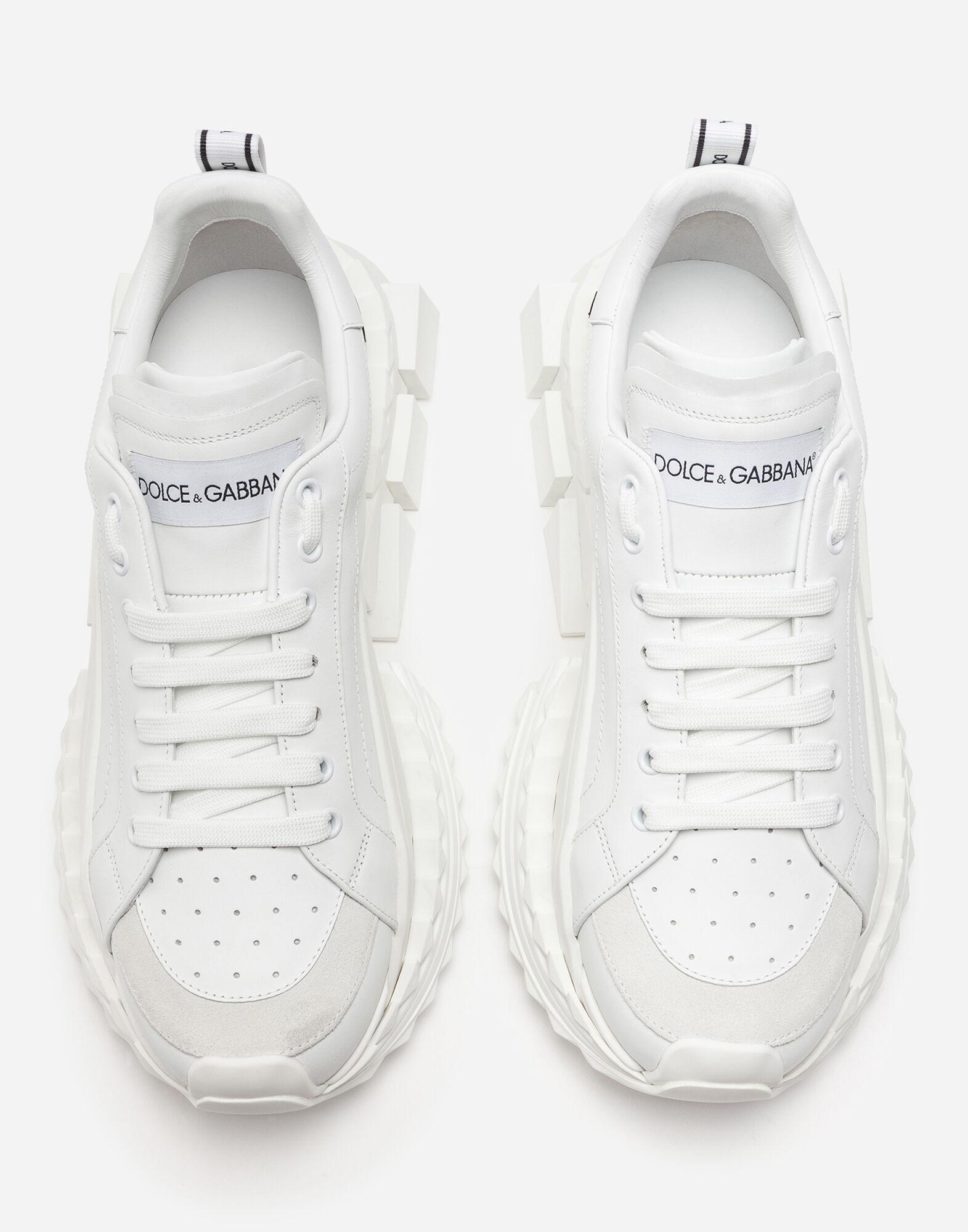 Dolce & Gabbana Leather Super King Sneakers in White for Men | Lyst