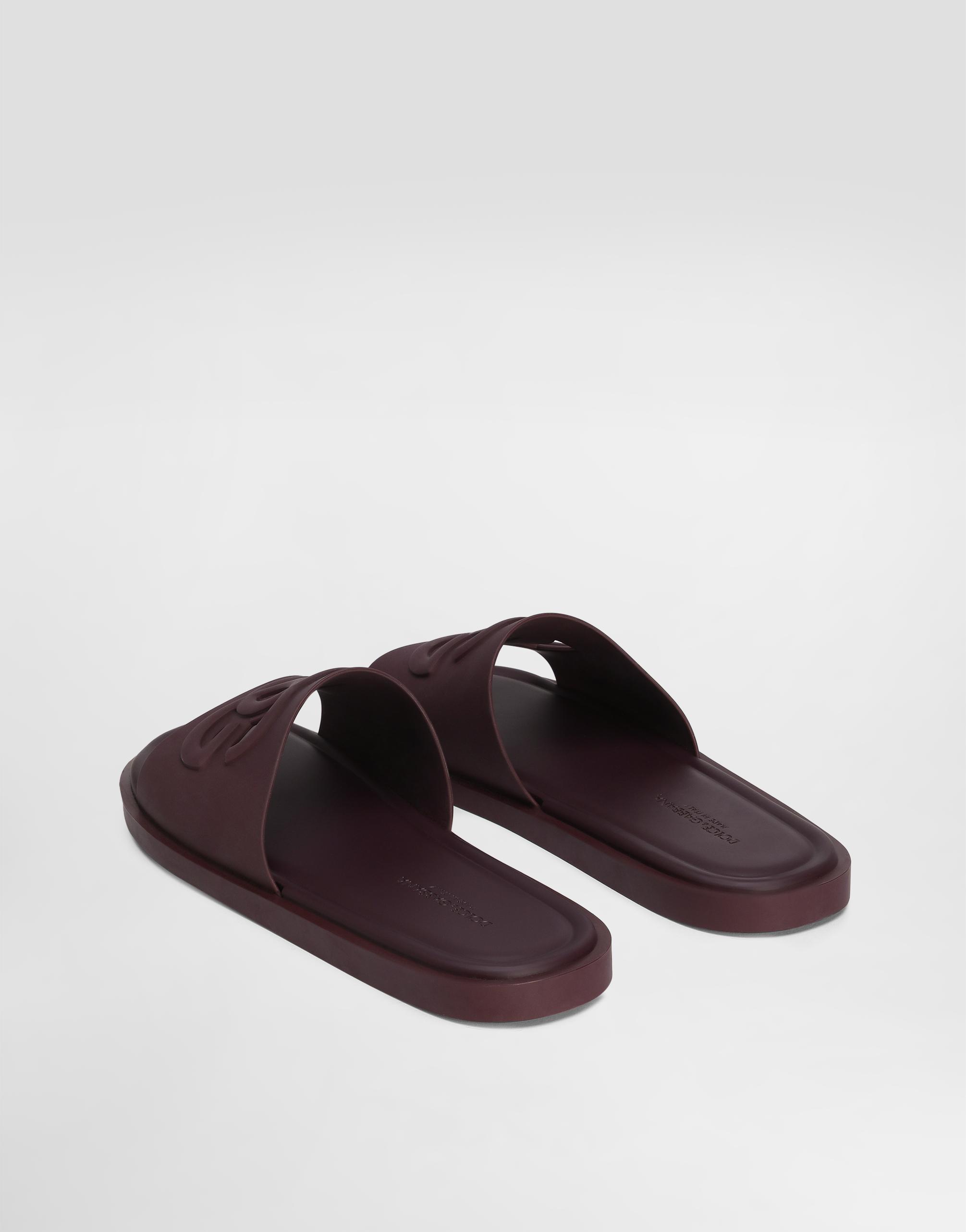 Sam DOLCE & GABBANA ブラウンレザーサンダル メンズサンダル