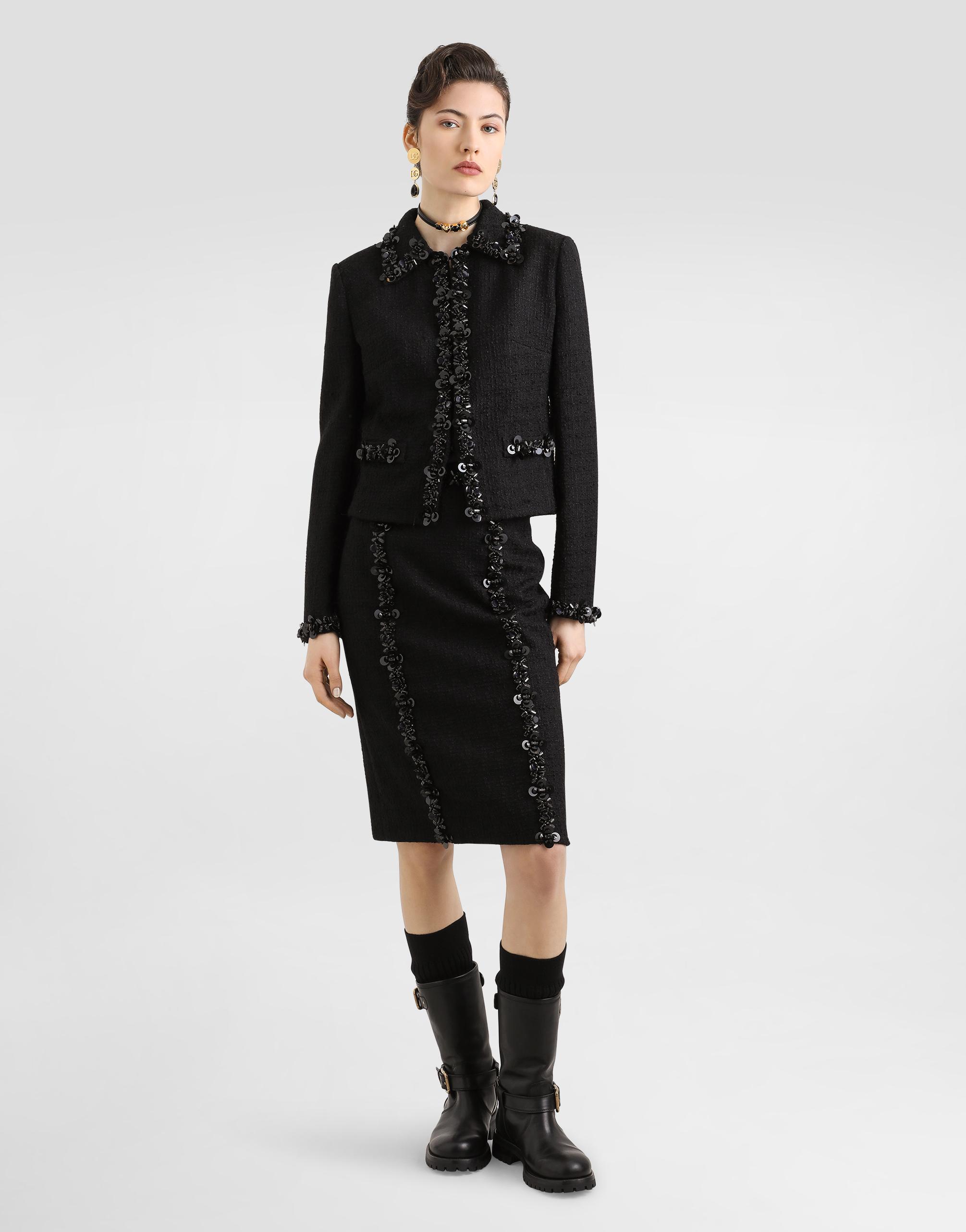 ワンピース DOLCE  GABBANA Women Mid Skirts FXS19T JFMIBN0000 Black Designer skirts: mini, maxi, long, midì | Dolce&Gabbana®