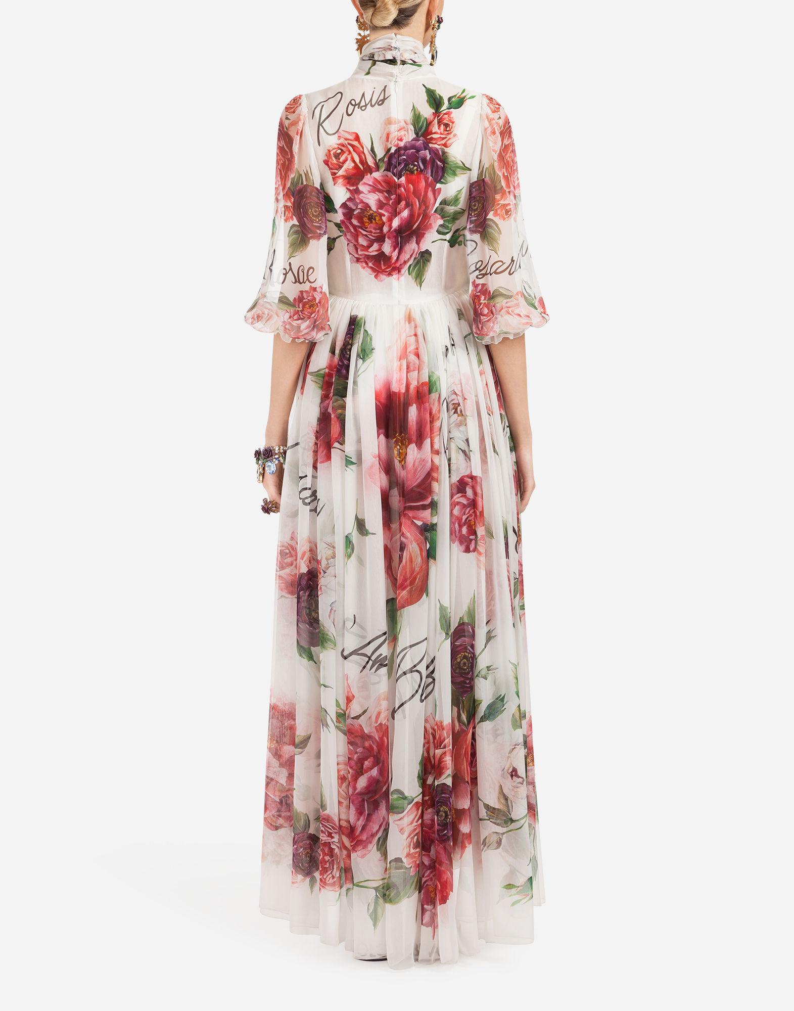 peony print dress