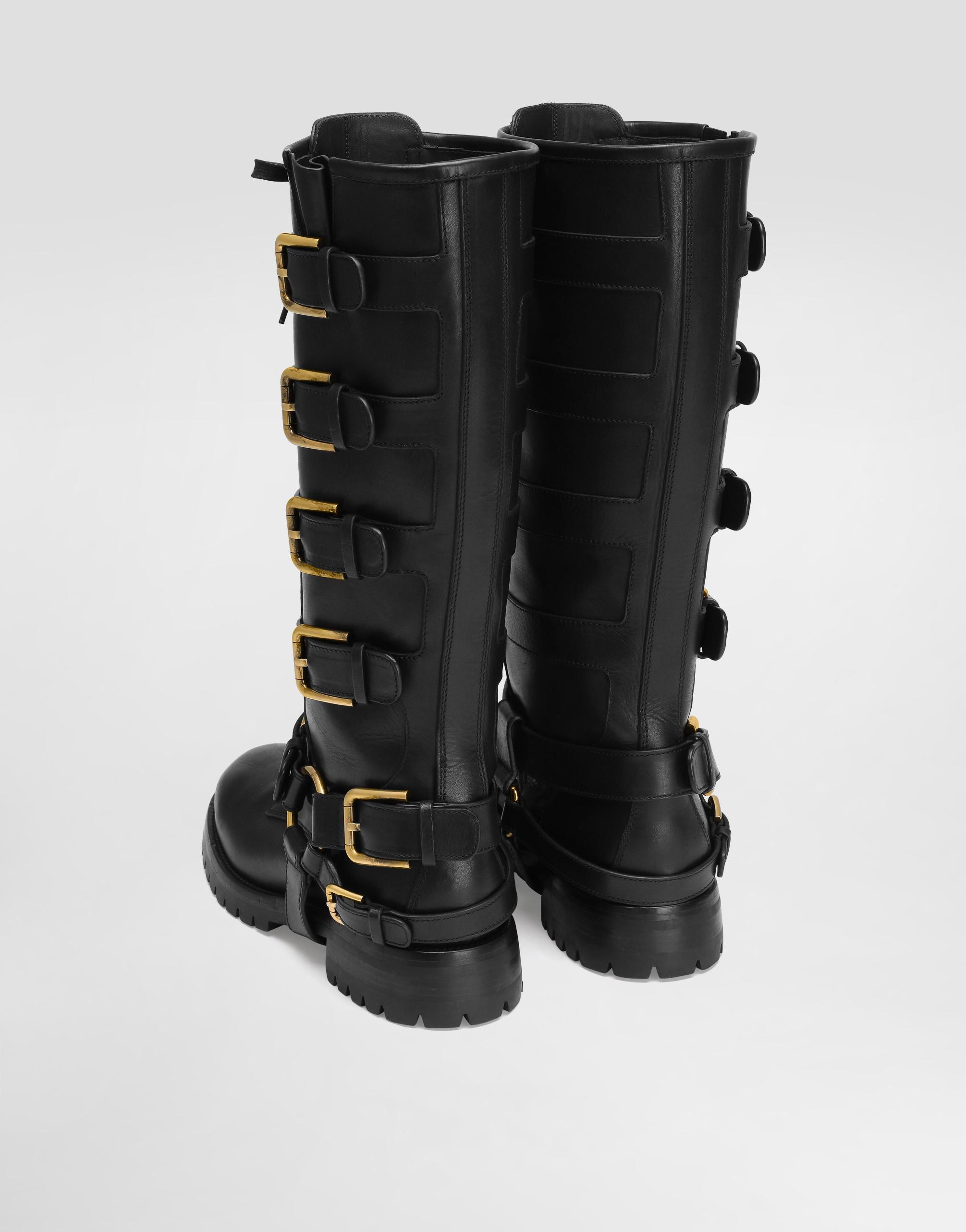 Dolce & Gabbana DG ロゴ ロングブーツ ブラック s-l1200.jpg