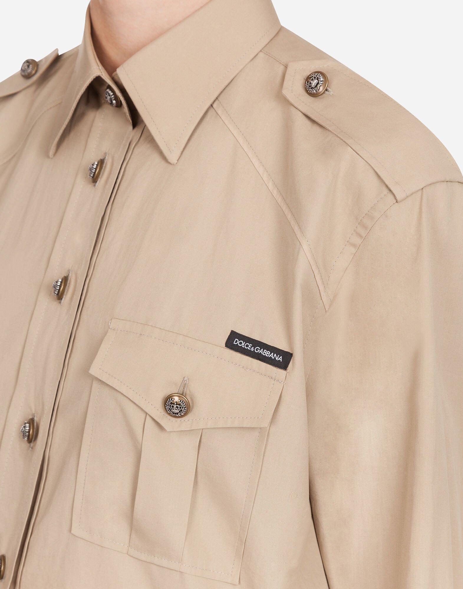 poplin safari shirt