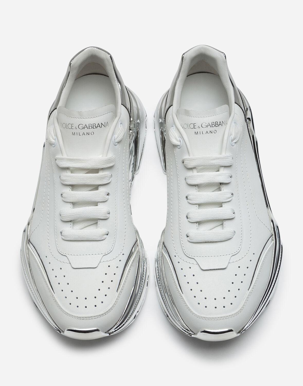 Dolce \u0026 Gabbana Daymaster Sneakers In Nappa Leather With Mirrored Bottom -  Lyst