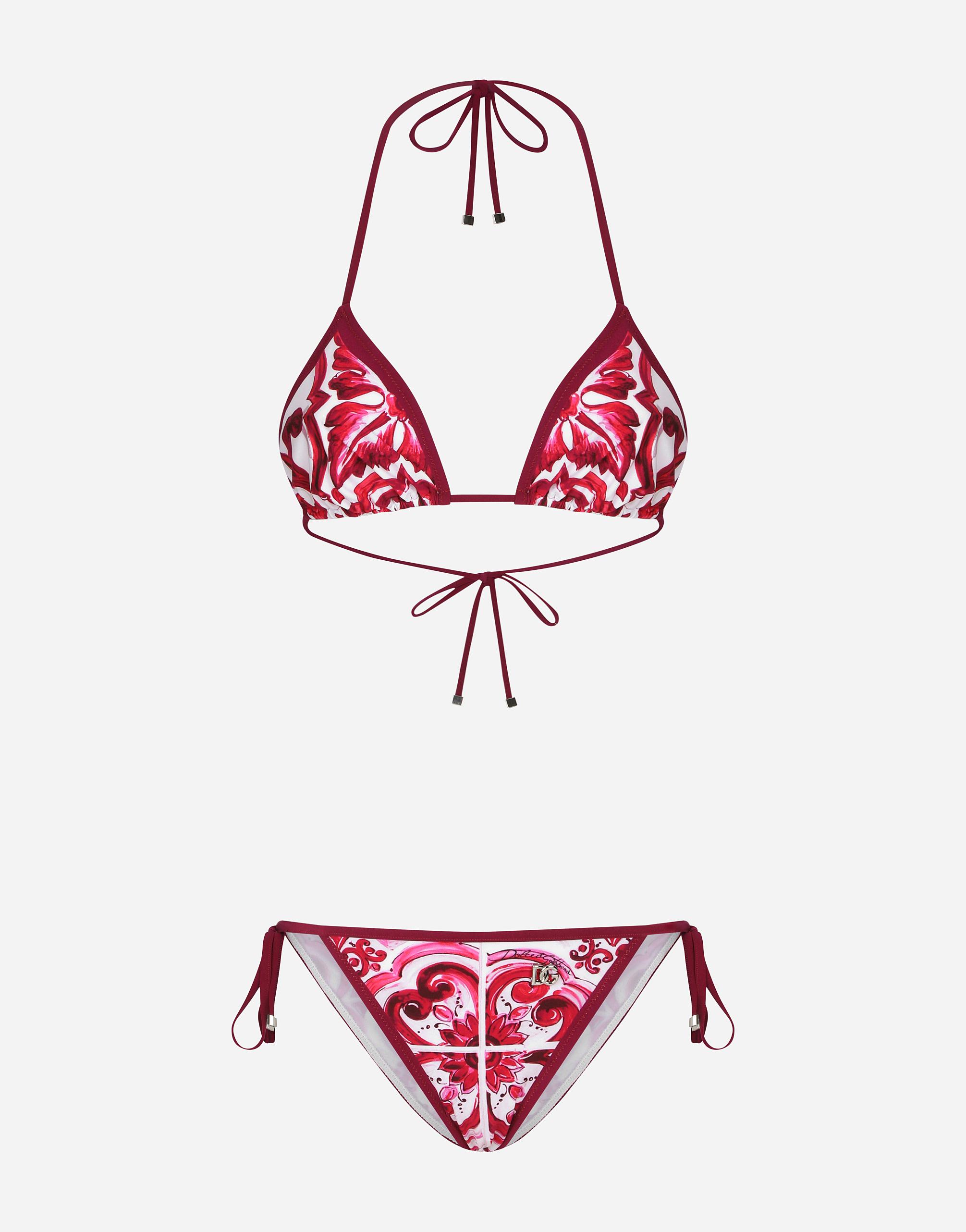 【関税＆送料込み】Dolce & Gabbana 'Maiolica' Print Bikini 29691625_58924014_600.jpg