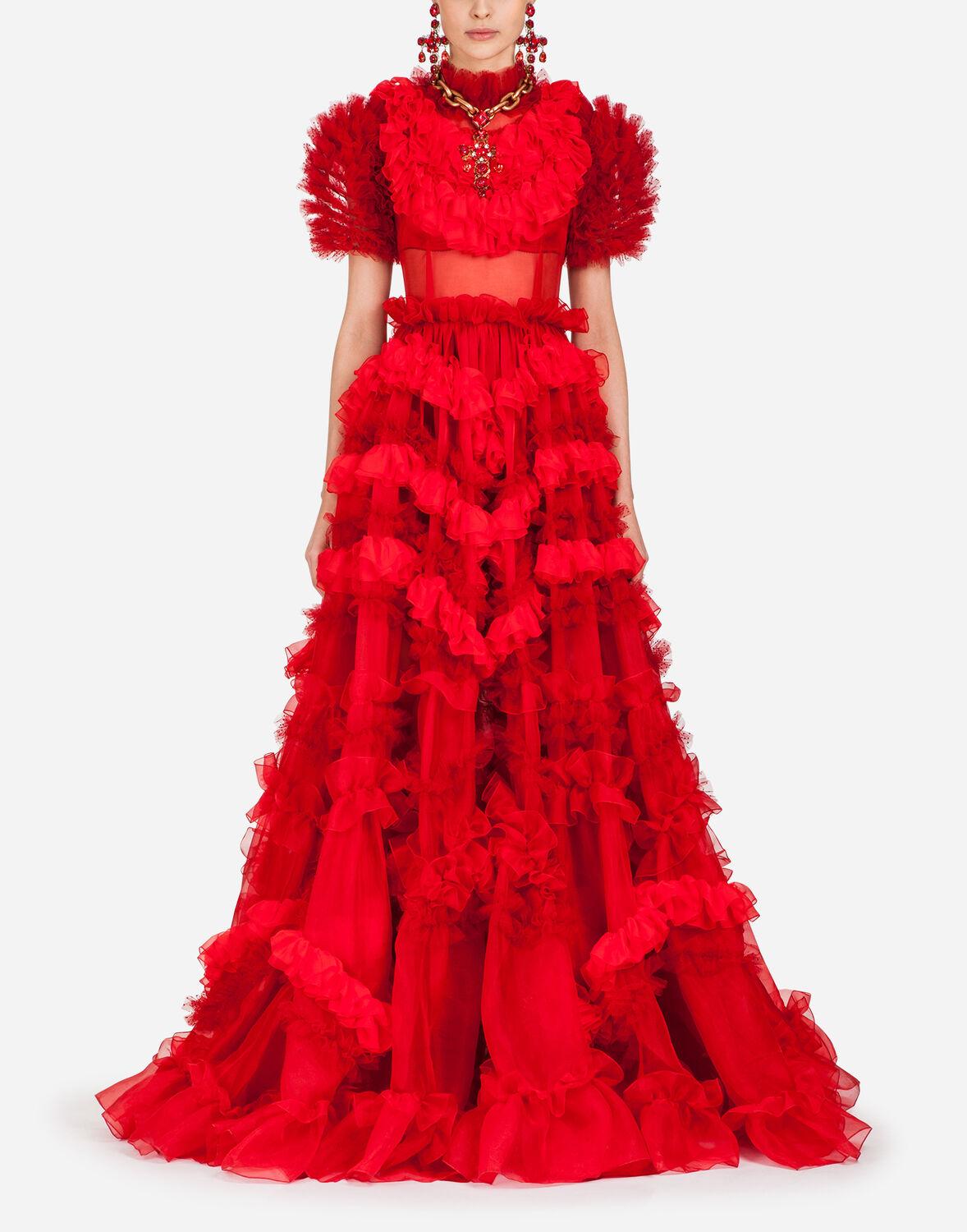 Dolce and gabbana 2025 red dress