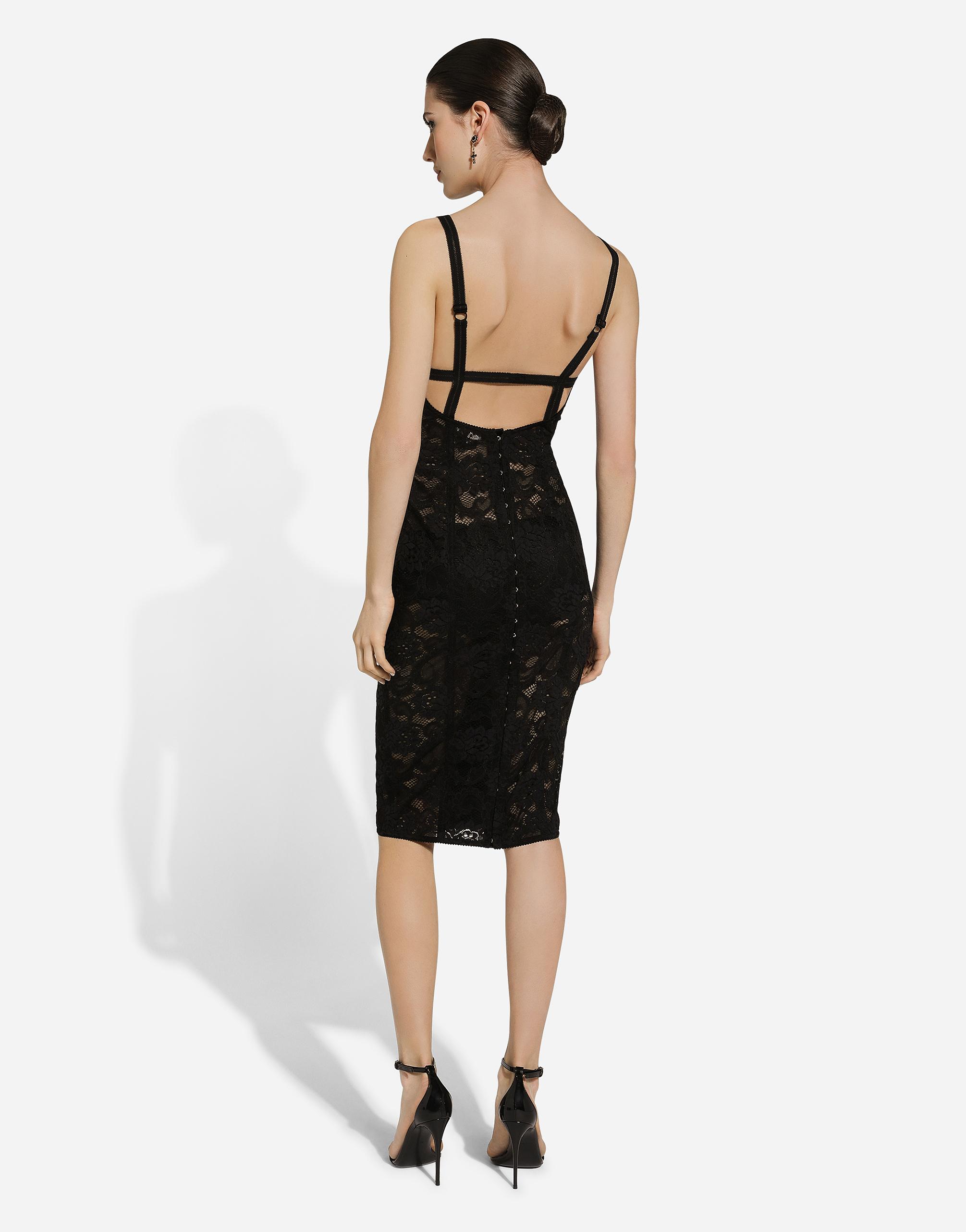 特別価格【Dolce & Gabbana】 ワンピース カクテルドレス Dolce & Gabbana ドルチェ＆ガッバーナ ローズ柄 Poplin Dress