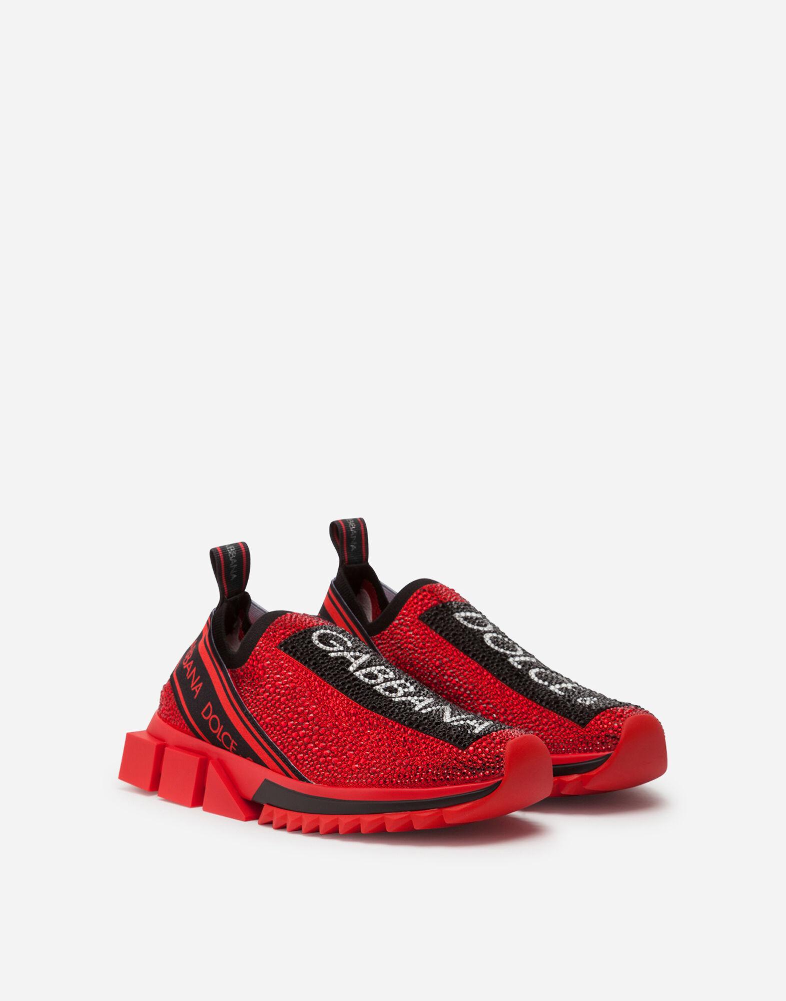 dolce and gabbana sorrento sneakers red