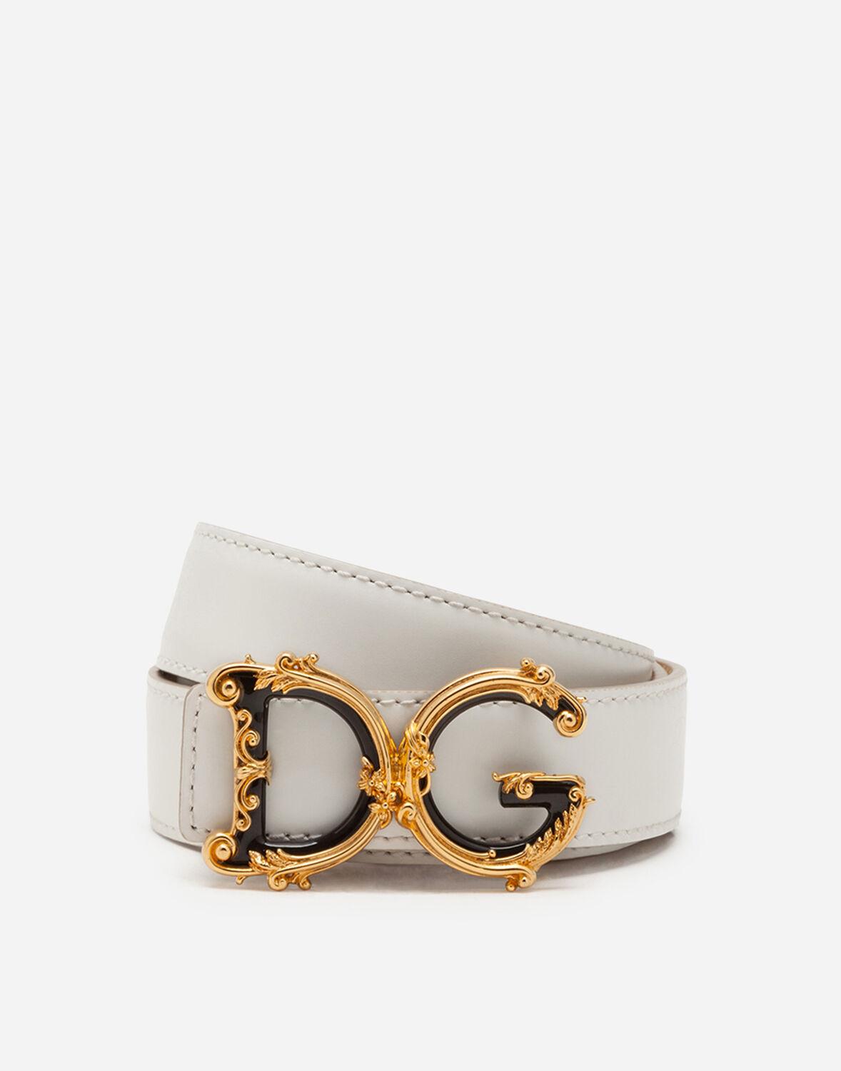 Dolce \u0026 Gabbana Leather Baroque Dg Logo 