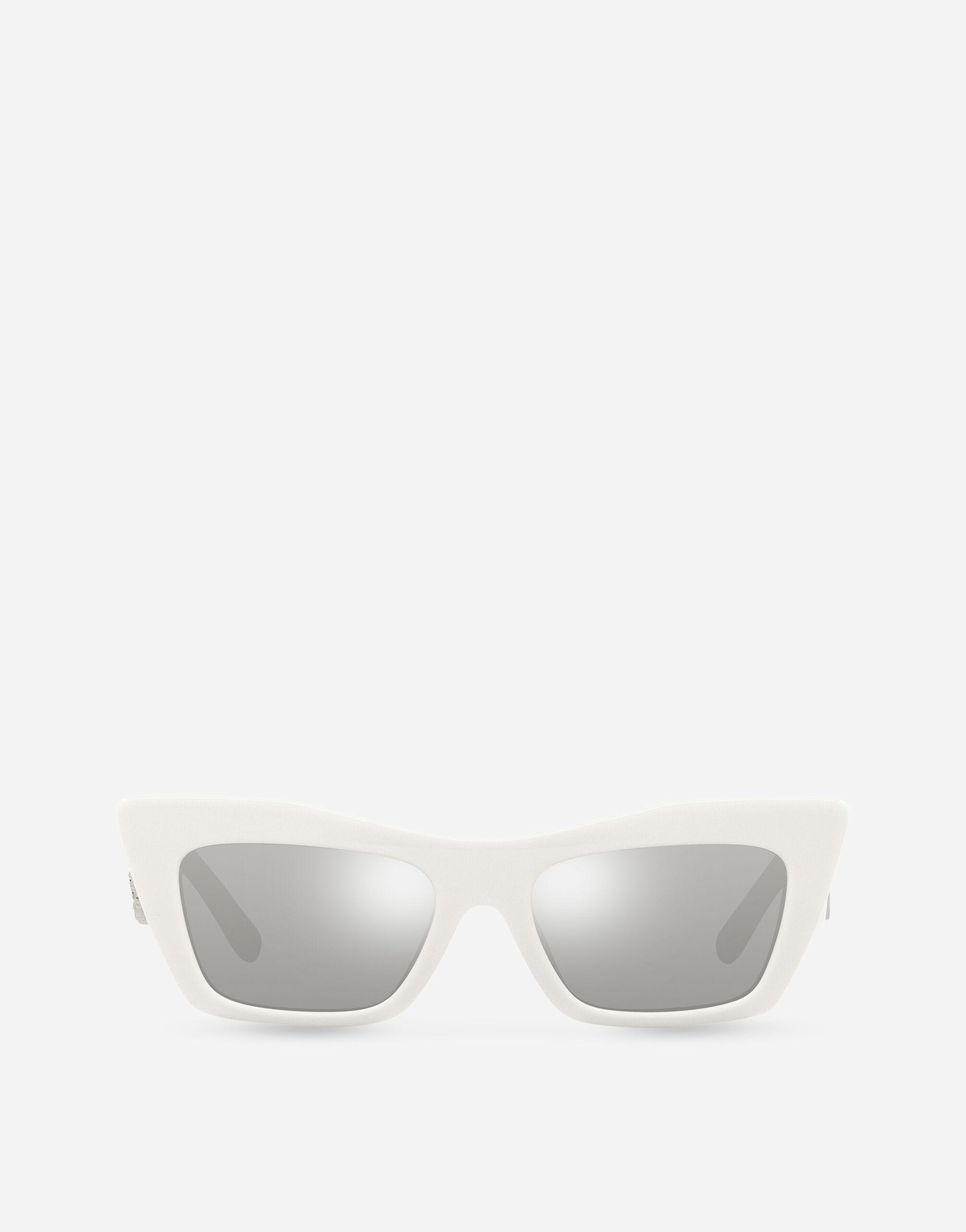 Dolce & Gabbana Dg Barocco Sunglasses in White | Lyst