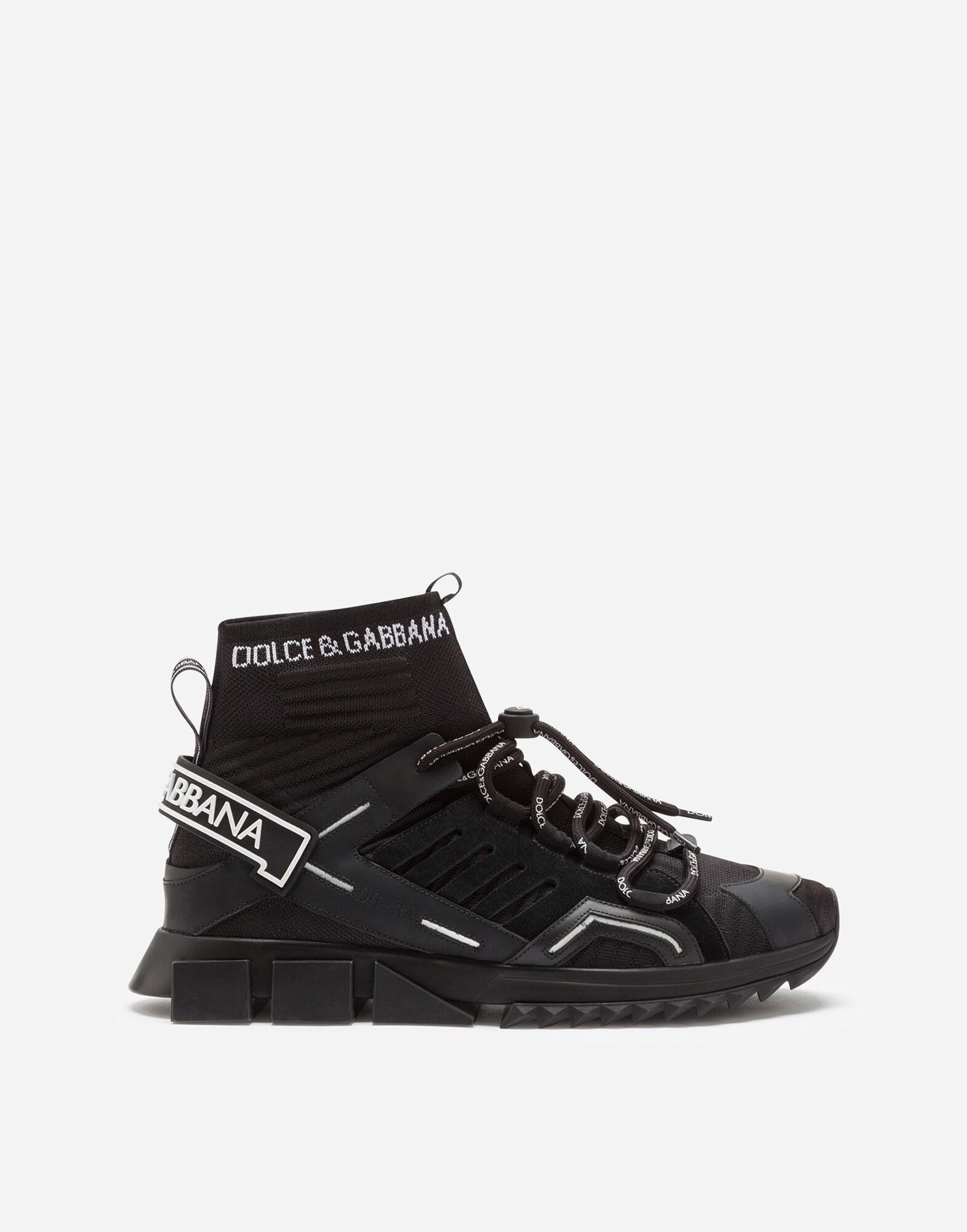 Dolce & Gabbana Leather Sorrento High-top Trekking Sneakers in Black ...
