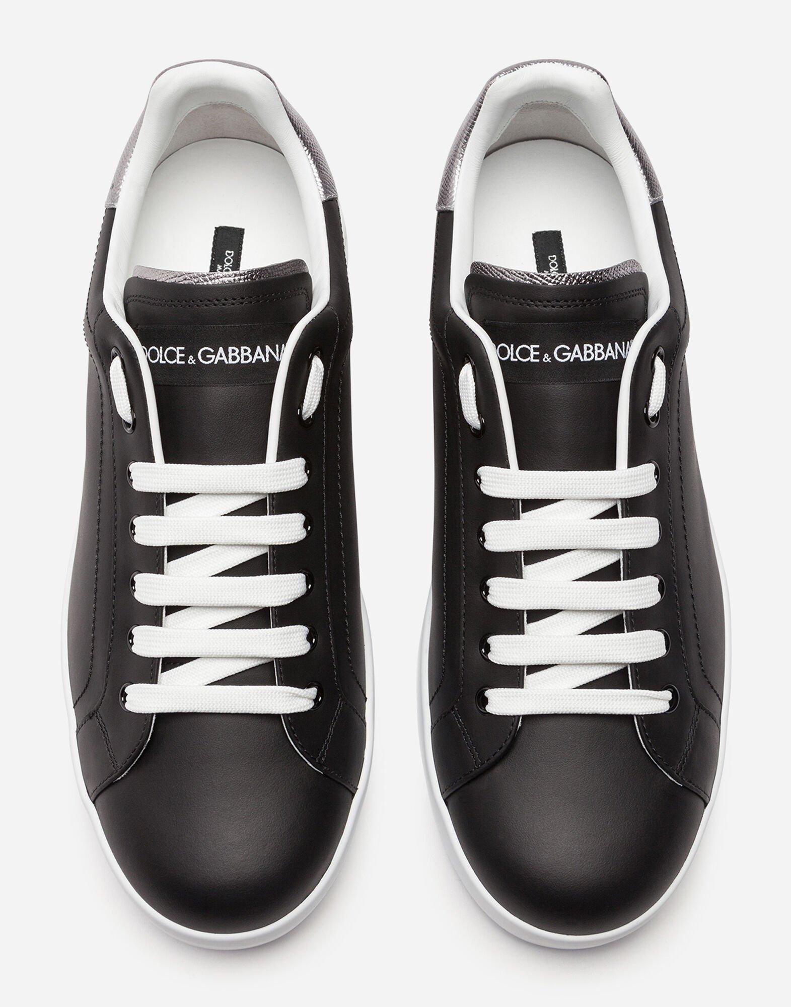 dolce & gabbana calfskin nappa portofino sneakers