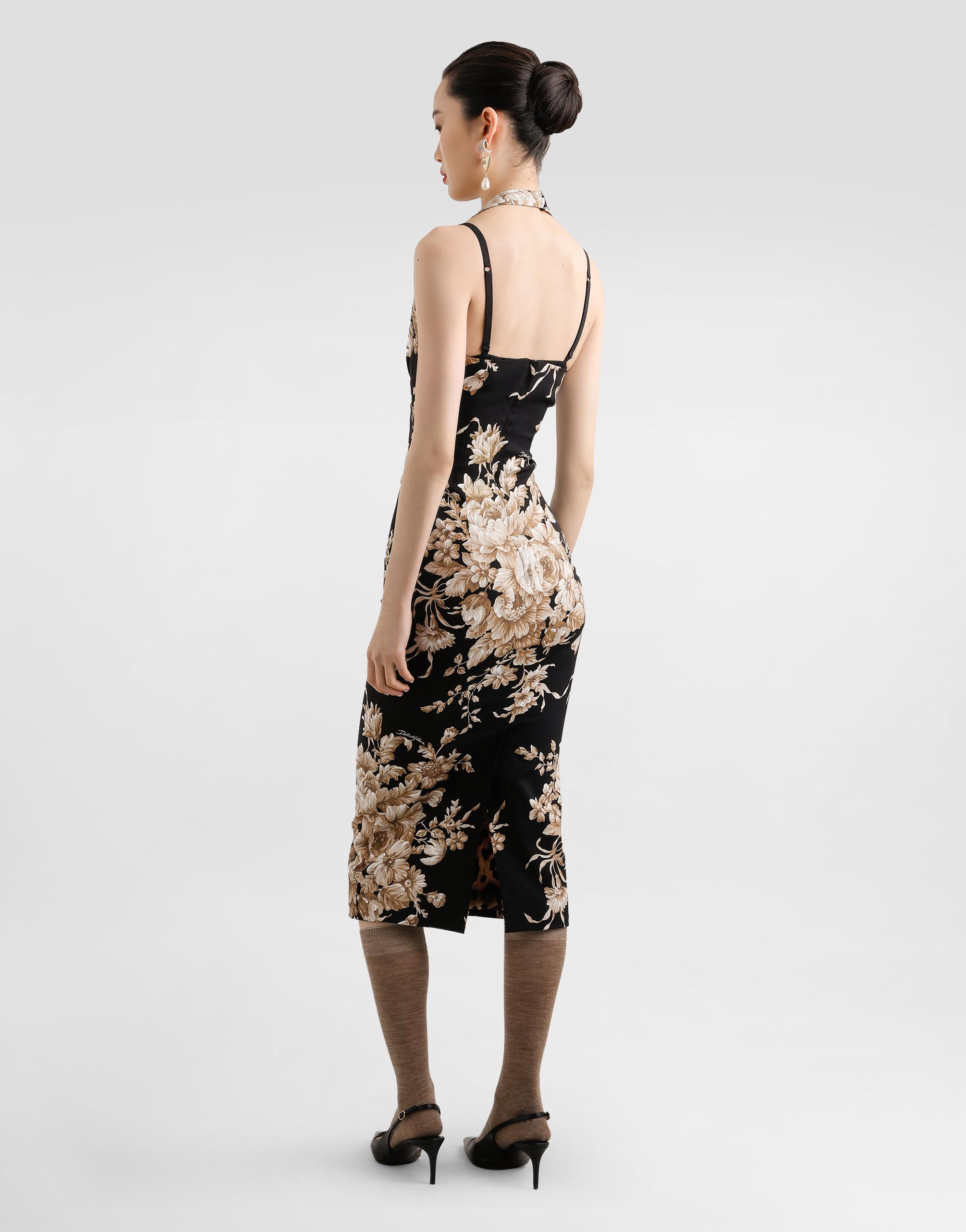Dolce & Gabbana Vネック フローラル レース ドレス ワンピース SETTAN/セッタン】総レース/ Vネック/ Aライン/ ワンピース