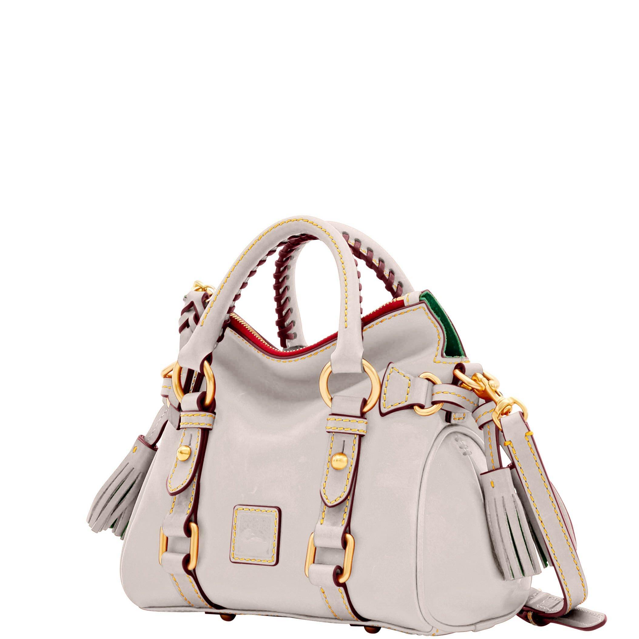 Dooney & Bourke Leather Florentine Nano Satchel - Lyst