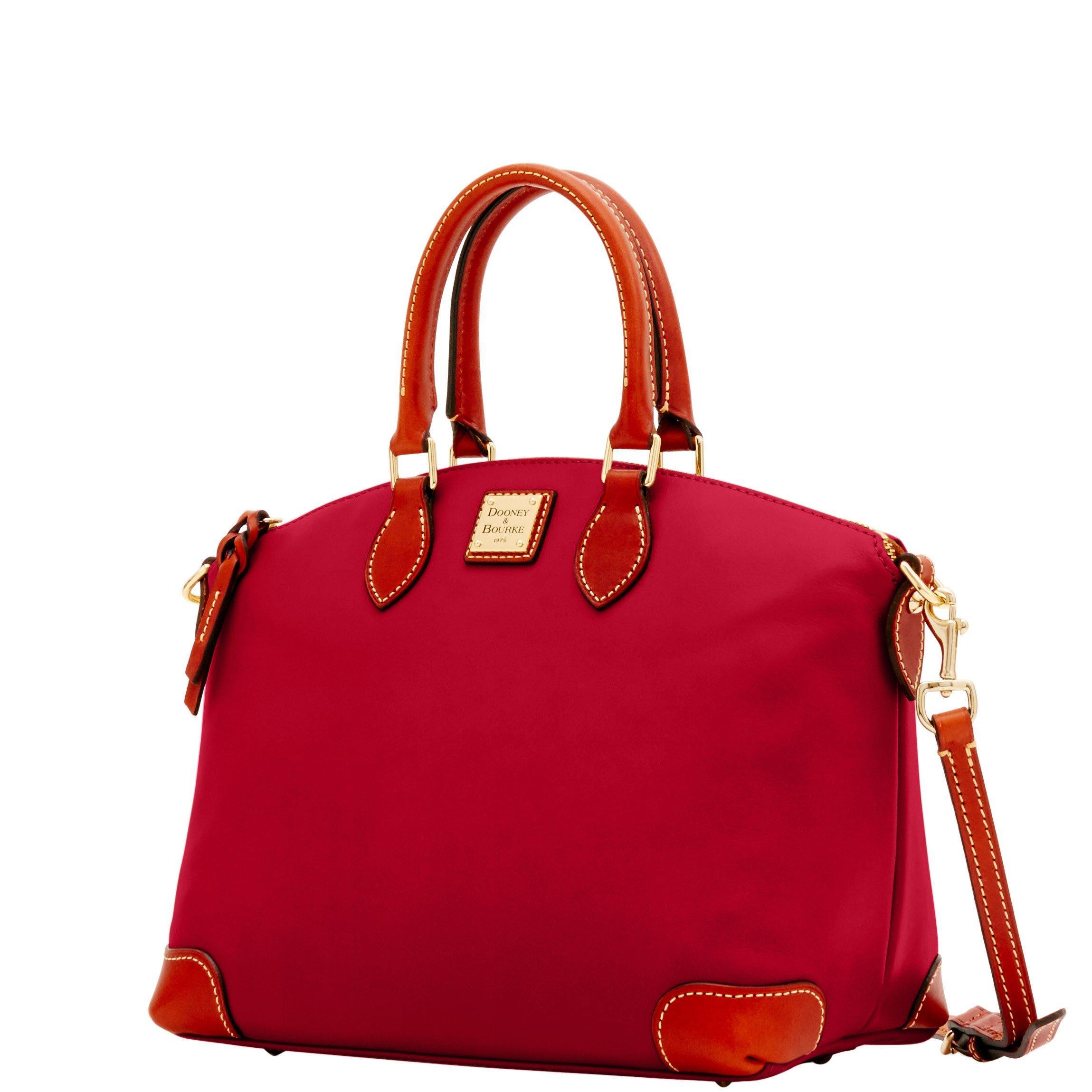 Dooney & Bourke Wexford Leather Satchel in Red - Lyst