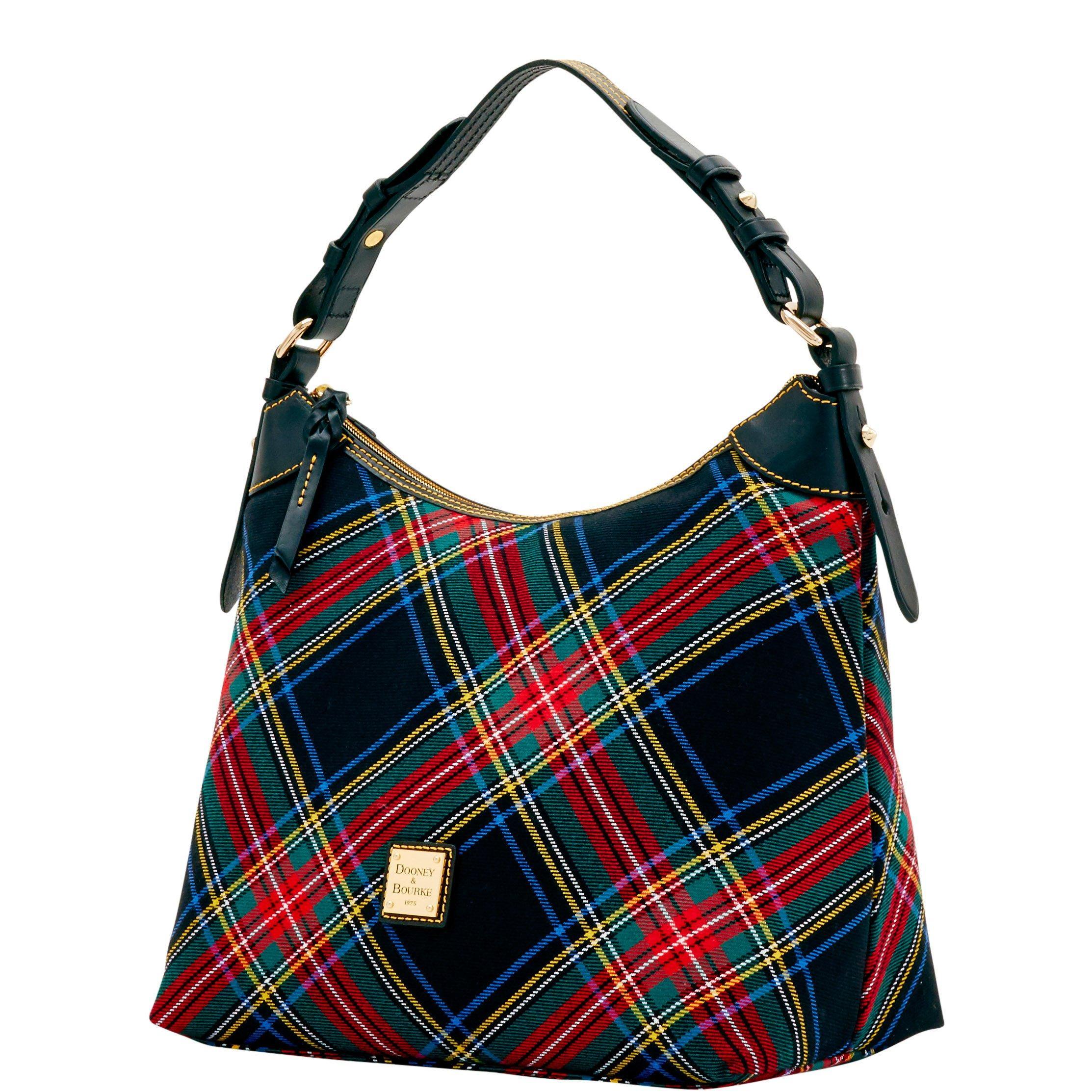 Dooney & Bourke Wool Tartan Large Erica in Black Lyst