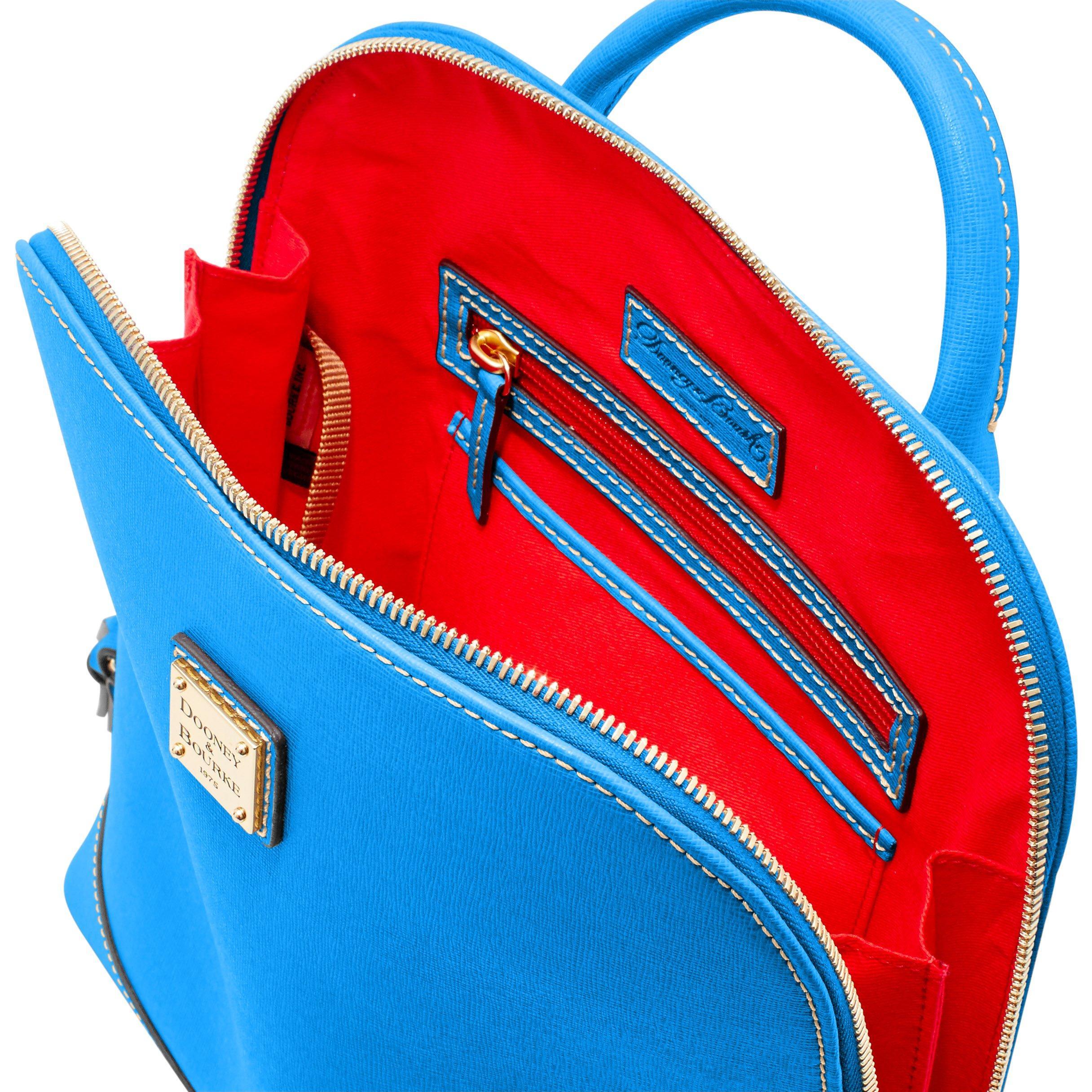 Saffiano zip pod backpack hotsell