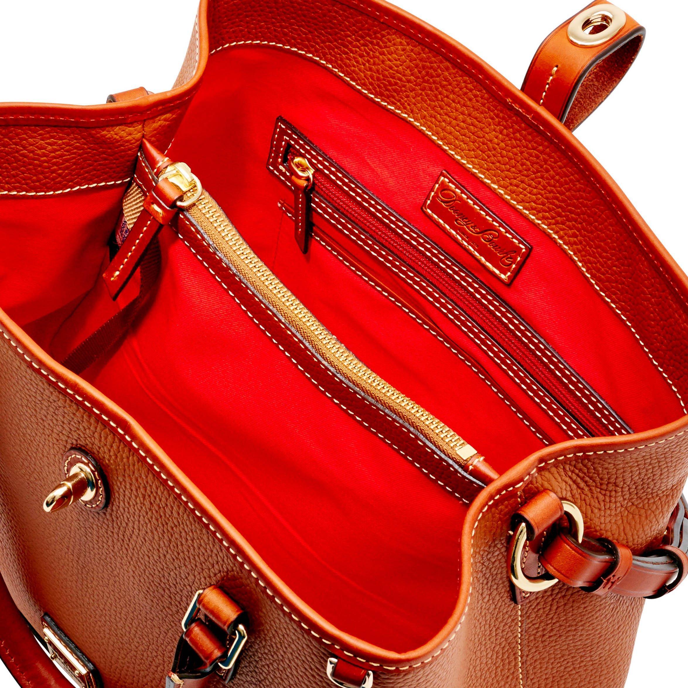 pebble grain perry satchel
