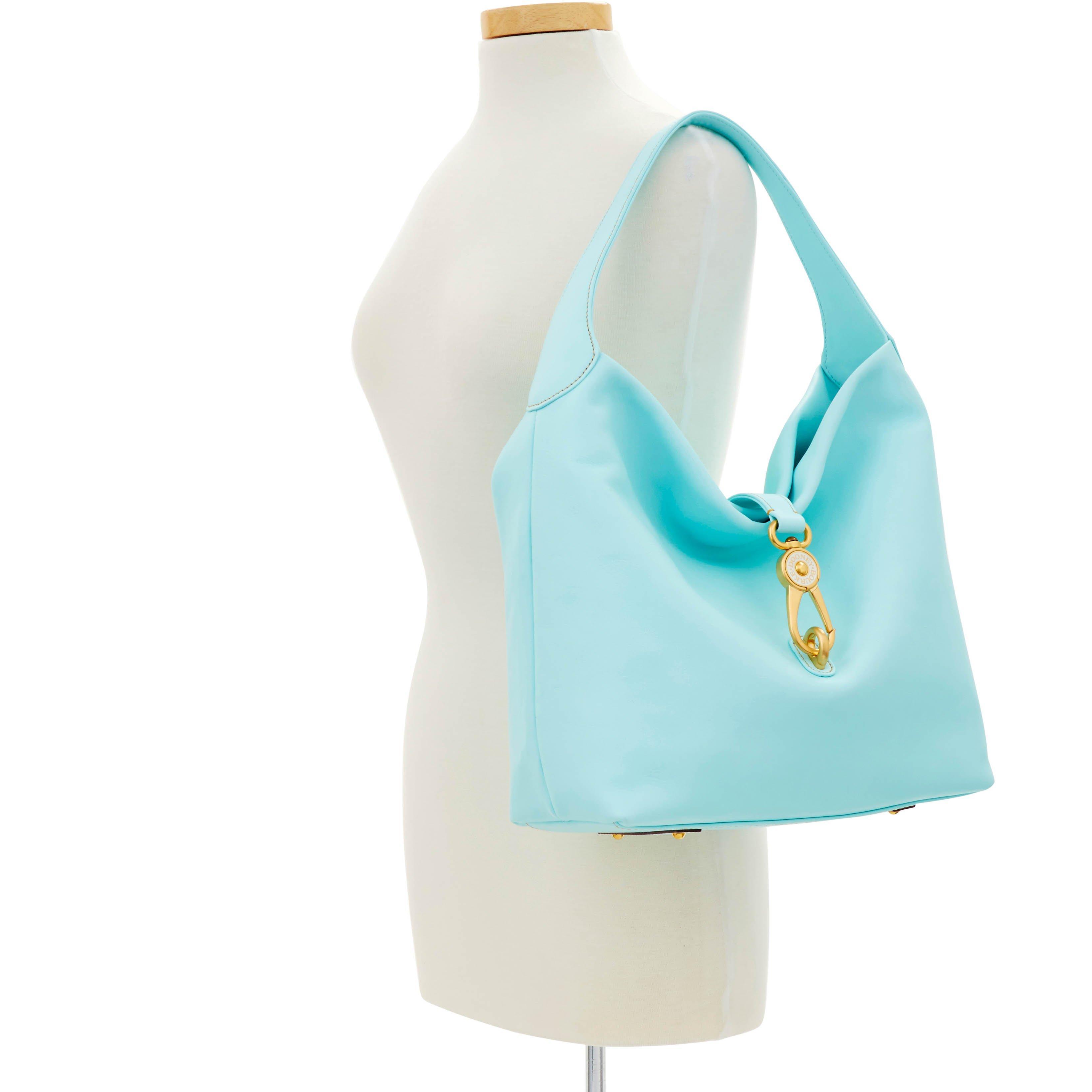 dooney and bourke florentine logo lock shoulder bag