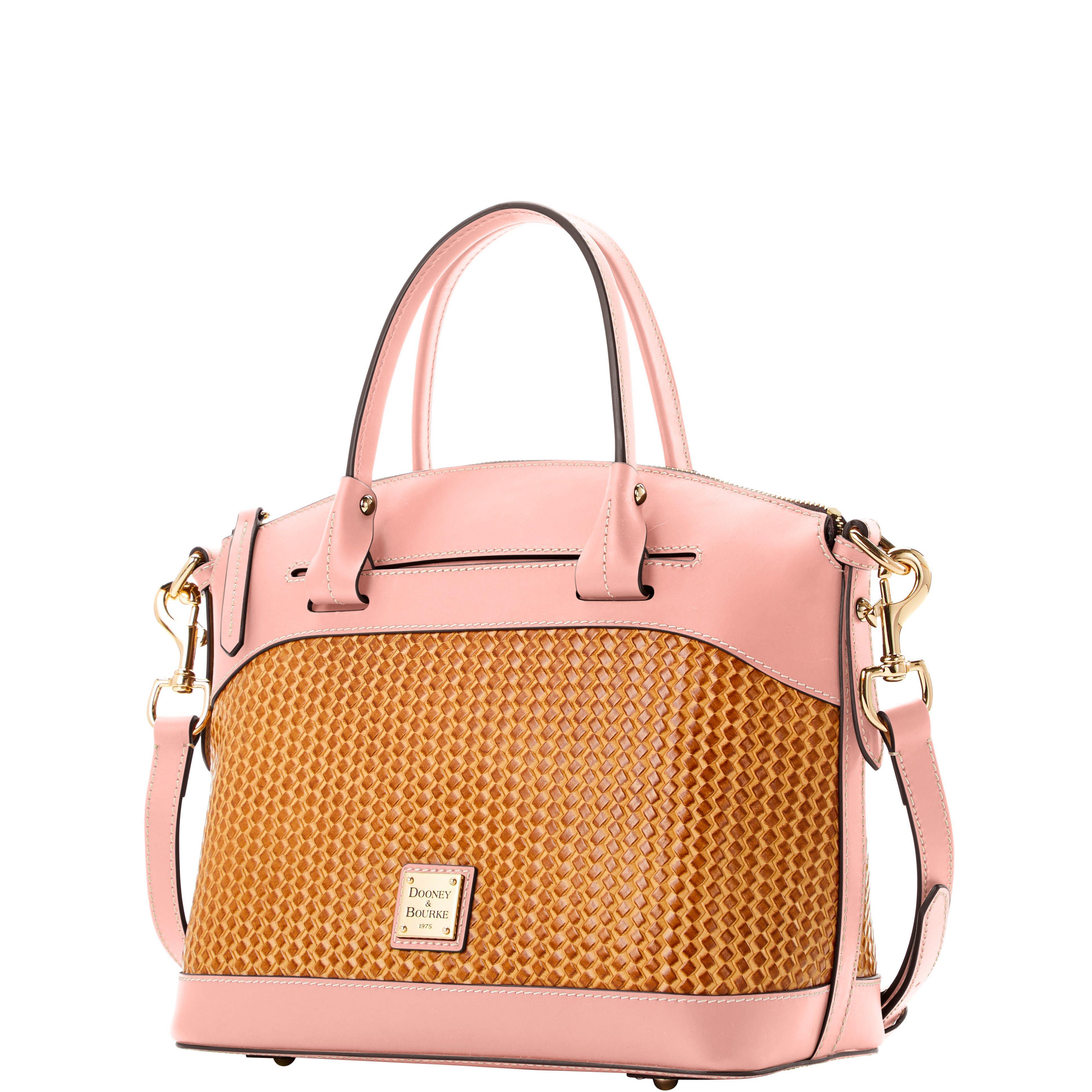 dooney & bourke beacon woven domed satchel