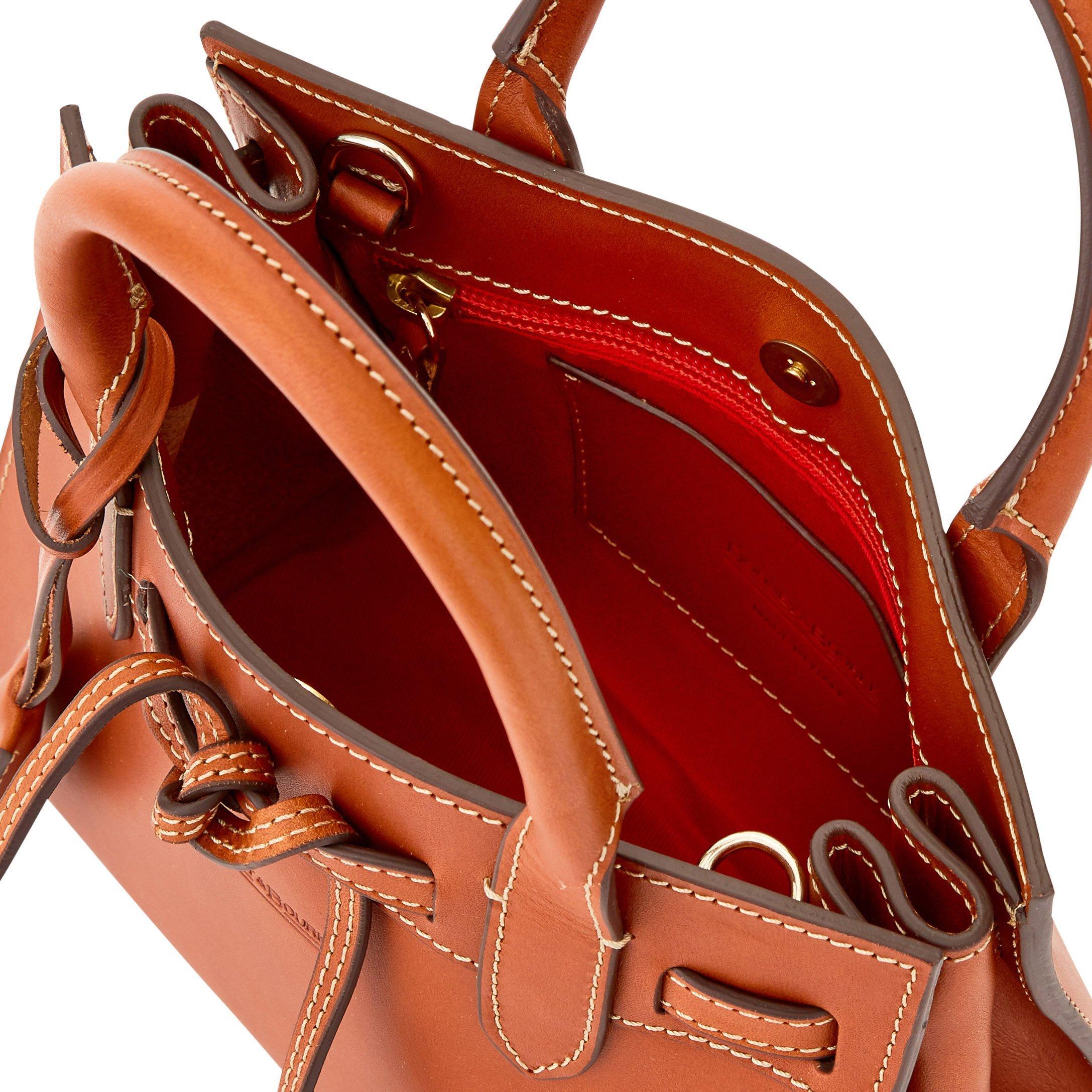 Dooney & Bourke Leather Alto Mini Tassel Crossbody in Navy (Blue) Lyst