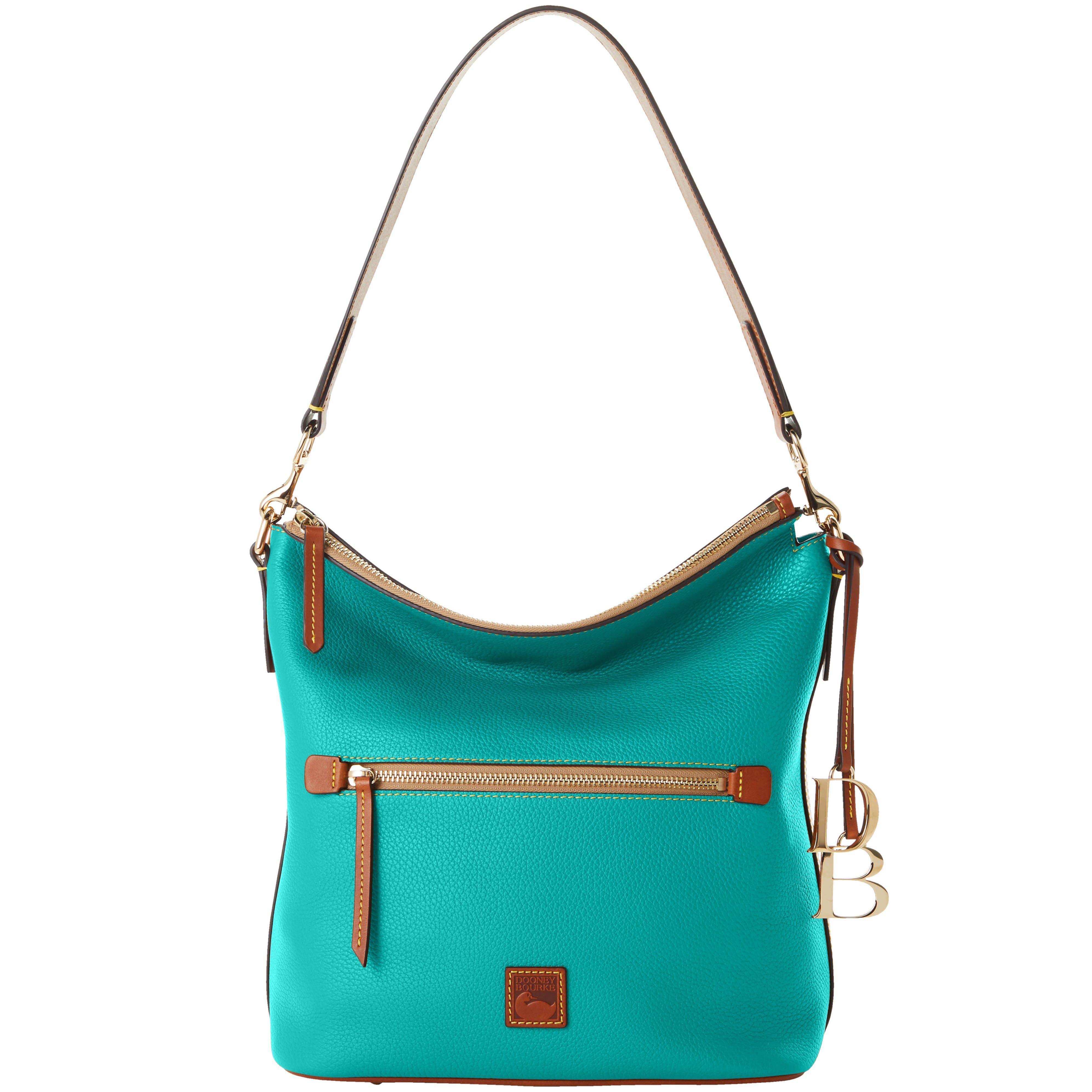 Dooney & Bourke Leather Pebble Grain Large Sac in Blue Lyst