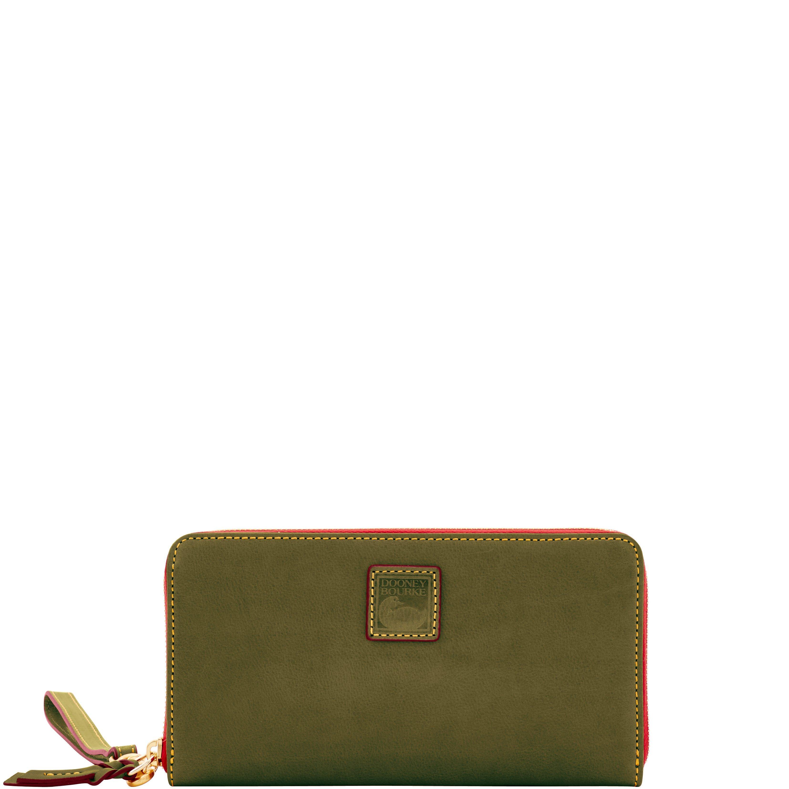 florentine large zip around wristlet
