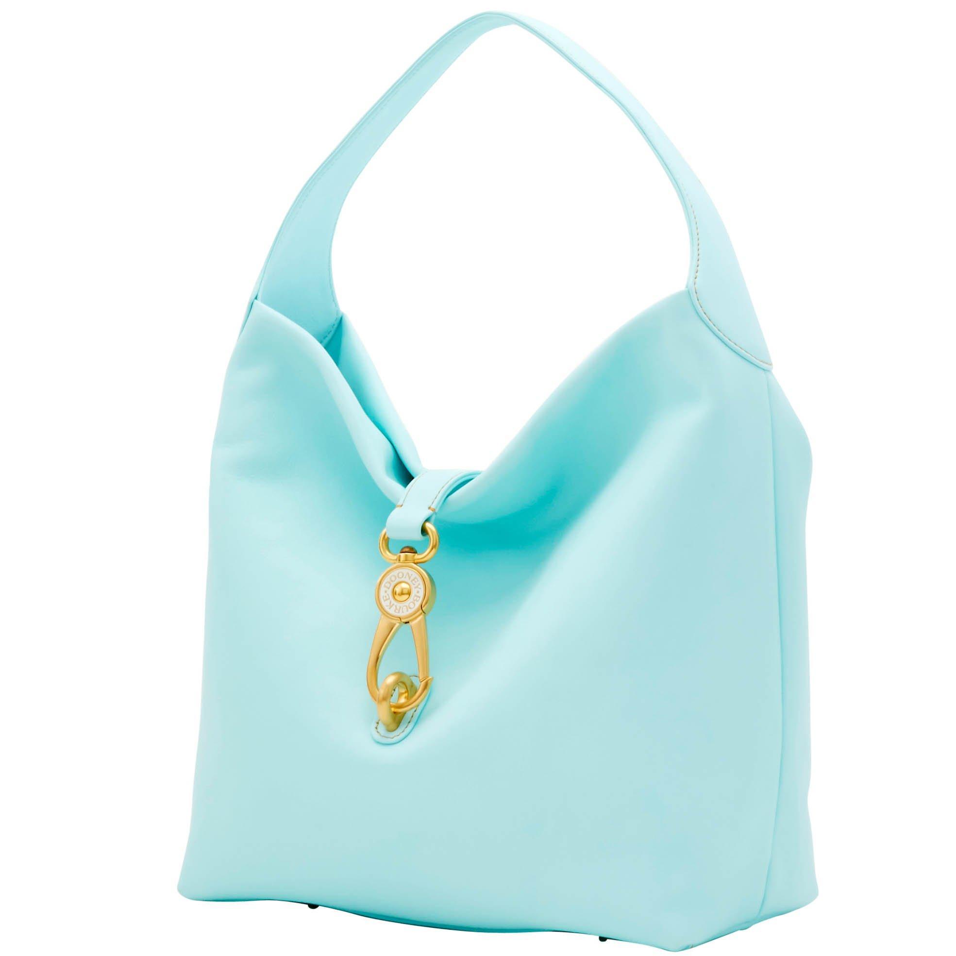 dooney and bourke florentine logo lock shoulder bag