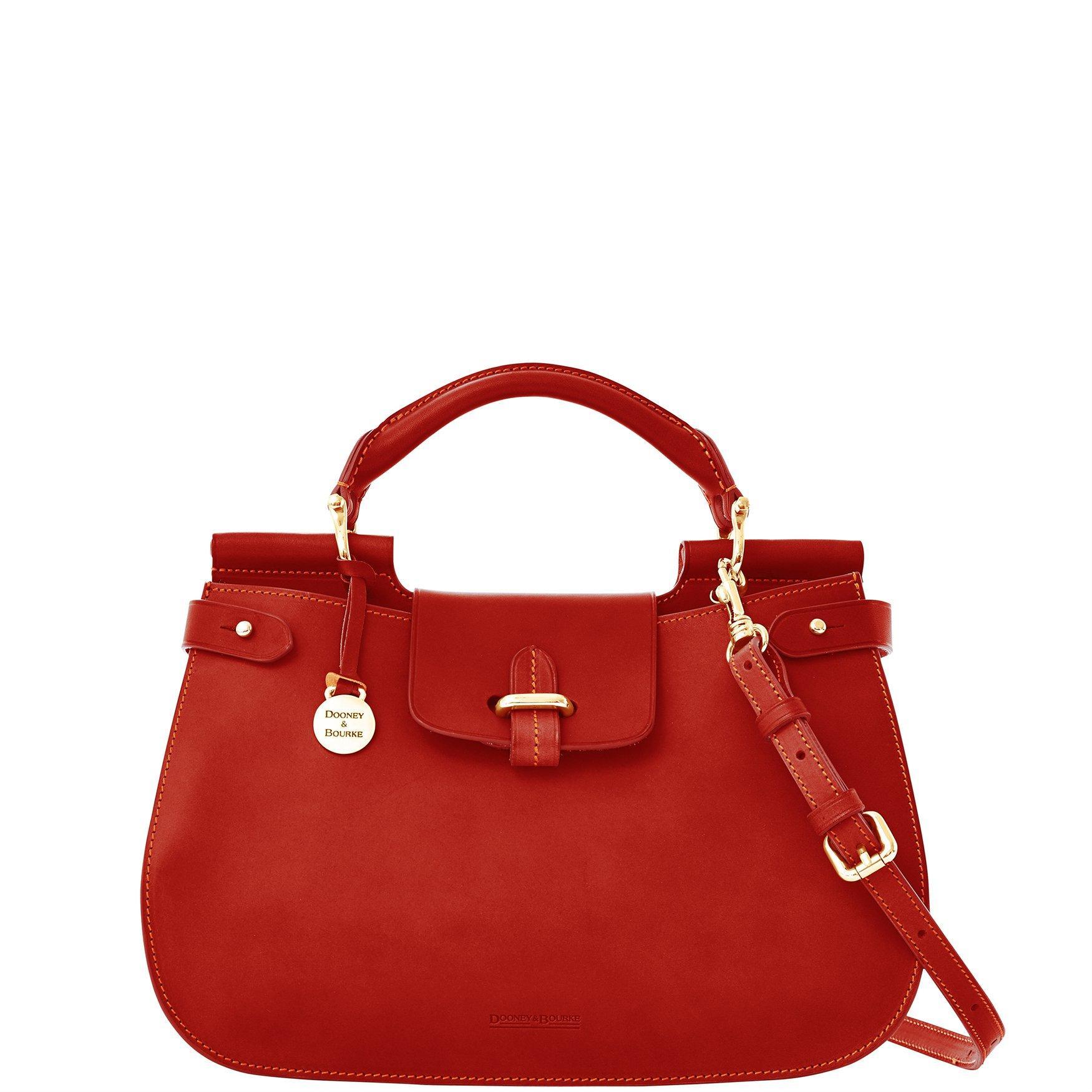 Dooney & Bourke Leather Alto Viola Bag in Red - Lyst