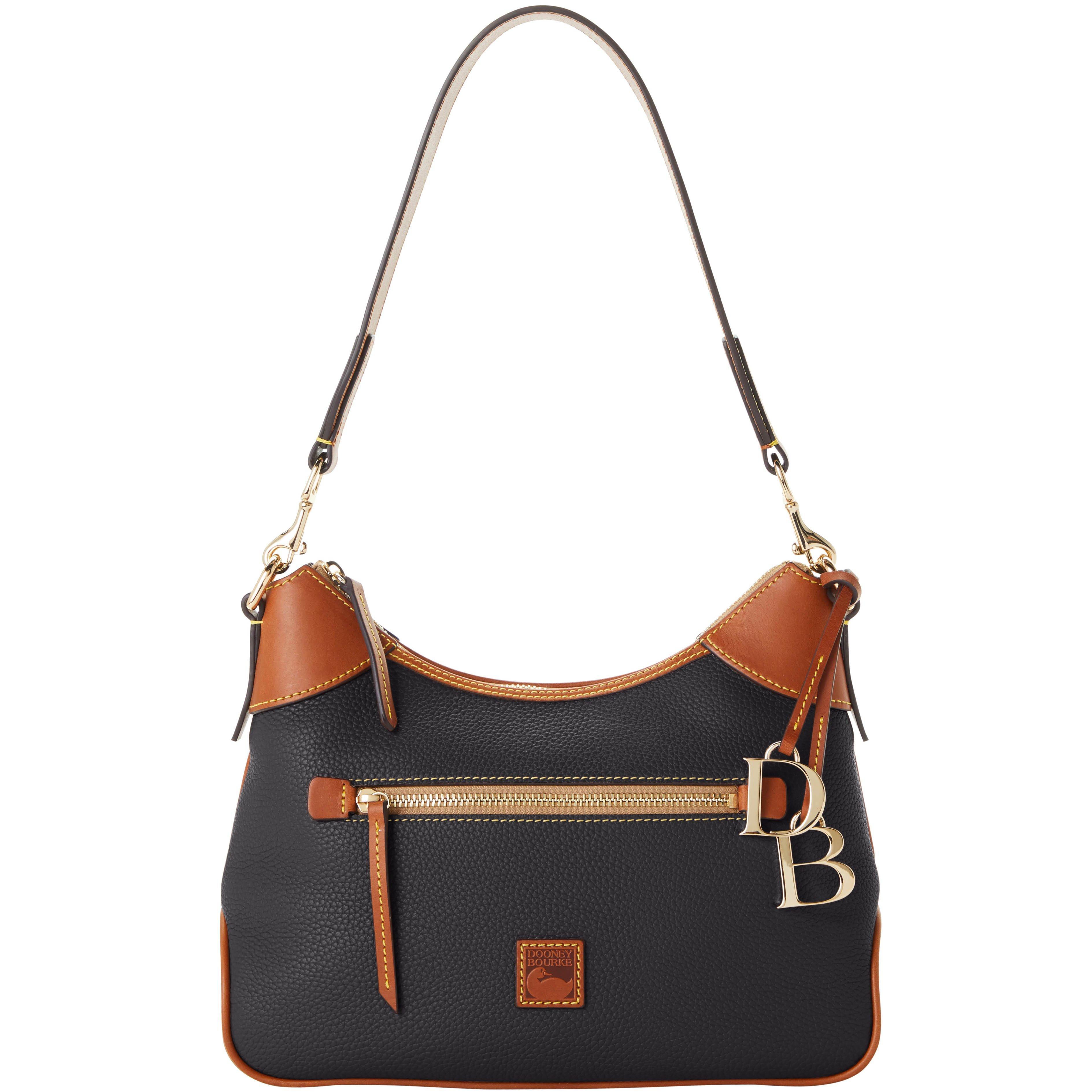 Dooney & Bourke Leather Pebble Grain Hobo in Black Lyst