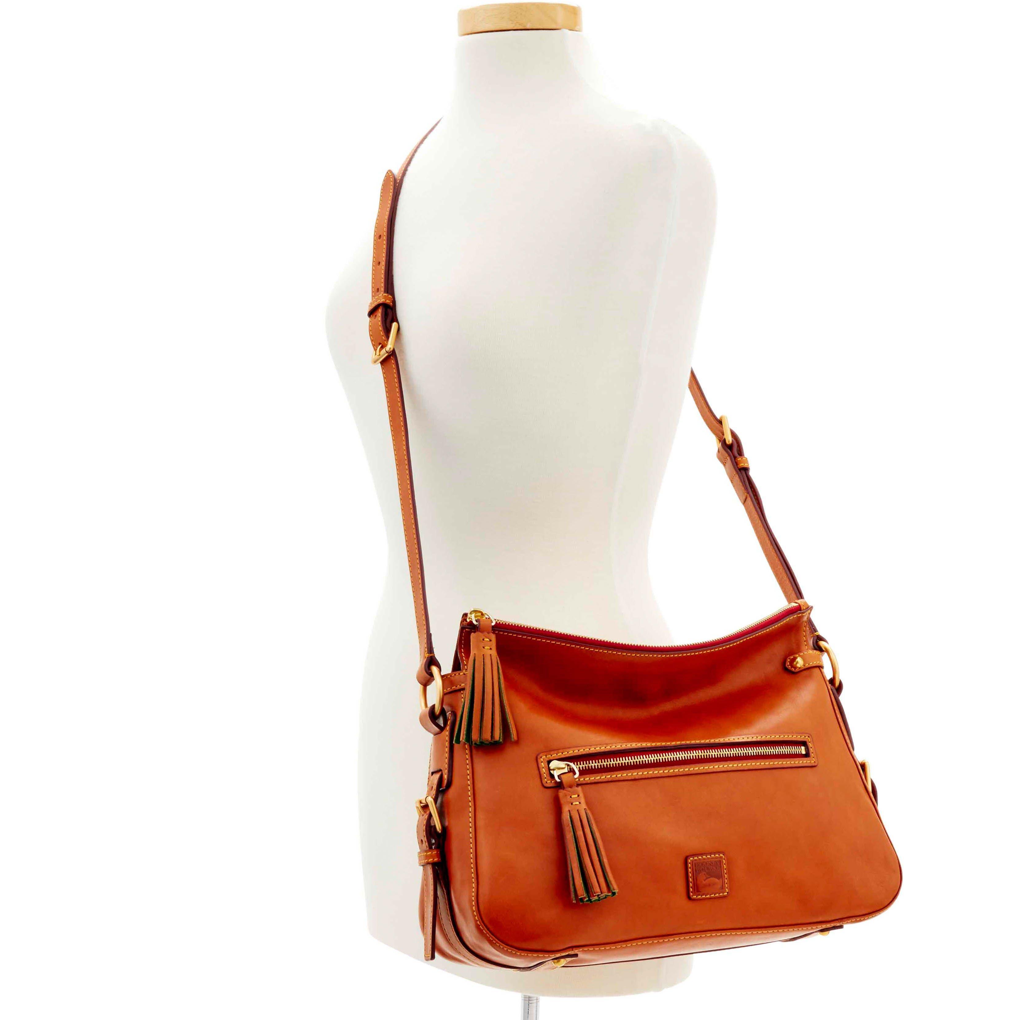 Dooney & Bourke Leather Florentine Scarlett Crossbody Sac in Natural Lyst