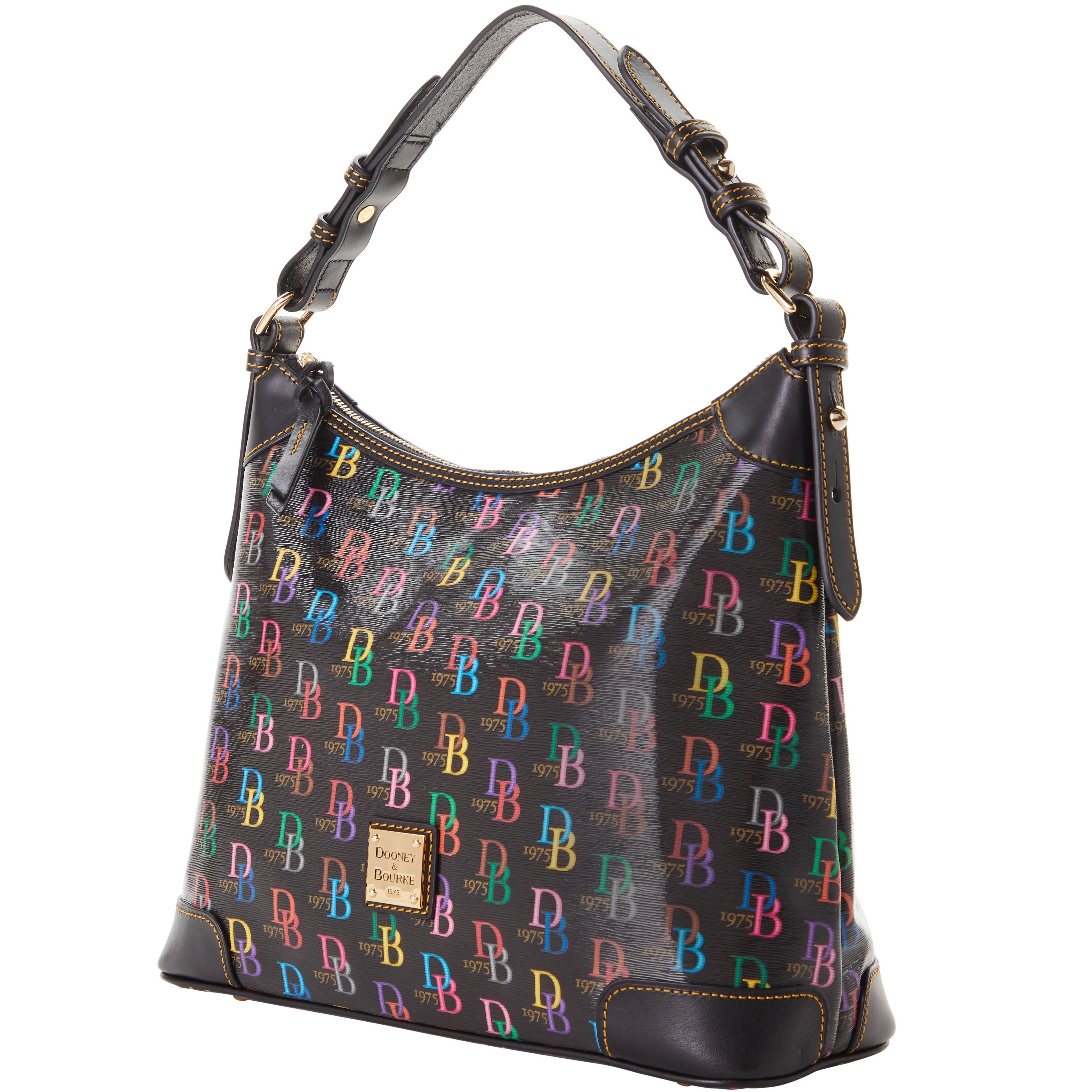 Dooney & Bourke Cotton Db75 Multi Hobo in Black Black (Black) Lyst