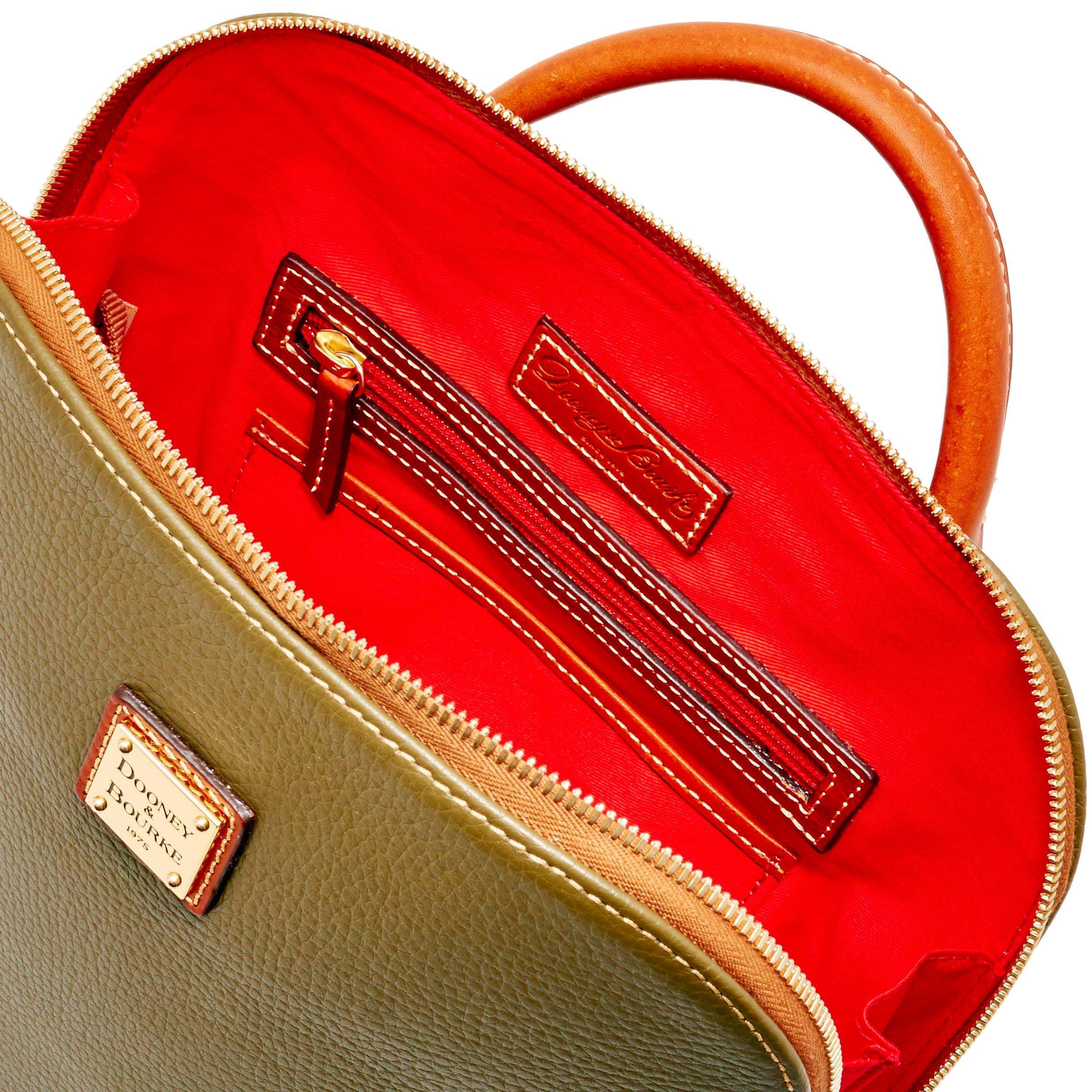 pebble grain zip pod backpack