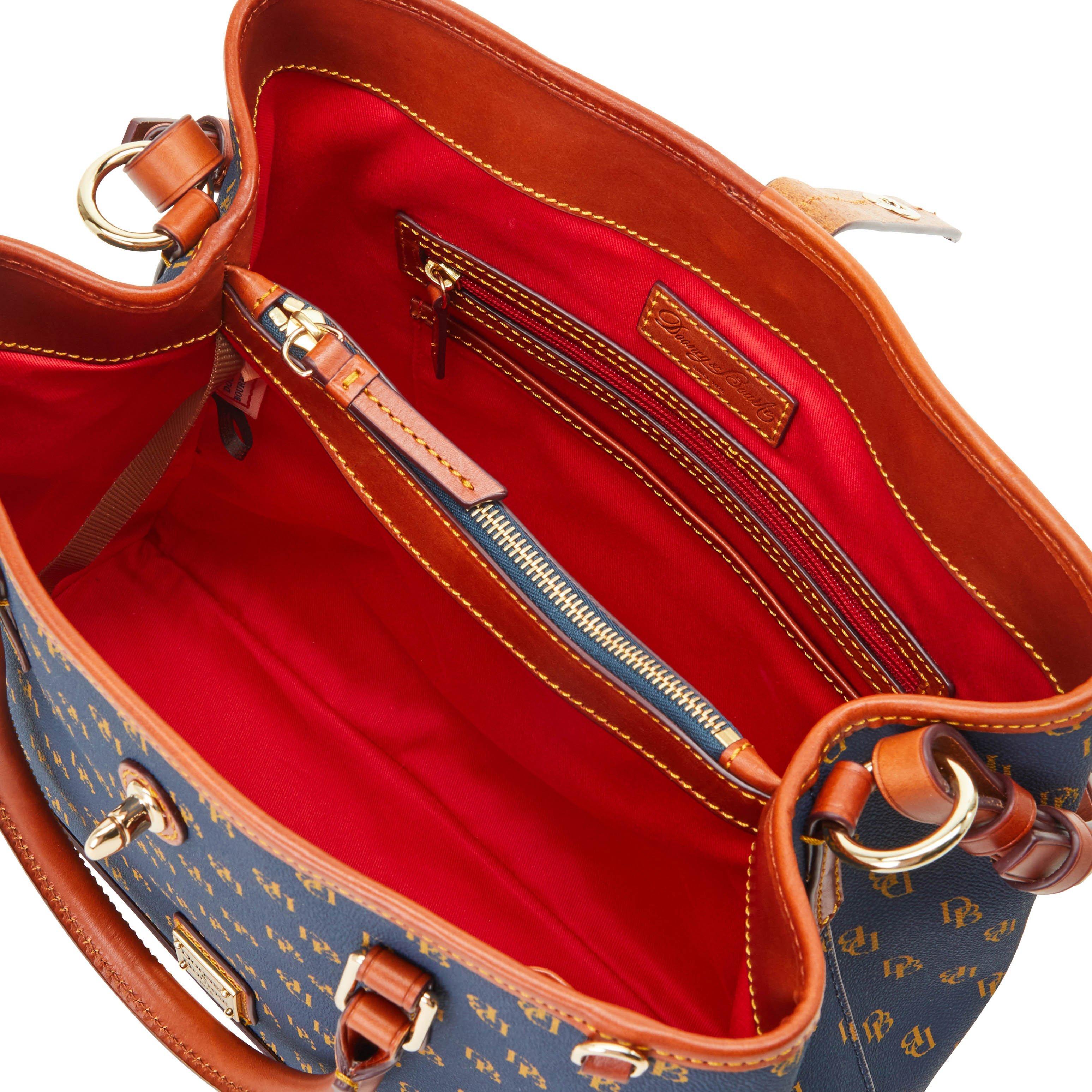 Dooney & Bourke Gretta Perry Satchel in Navy (Blue) Lyst