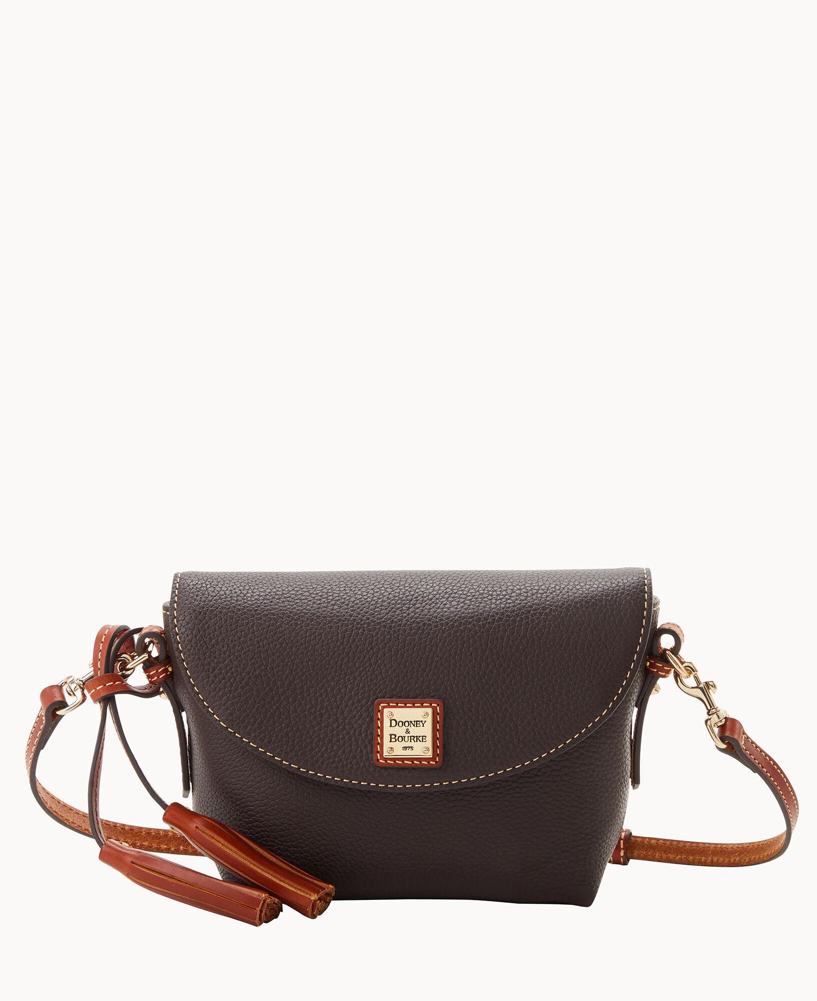 Dooney & Bourke Pebble Grain Crossbody Saddle Bag in Brown Lyst