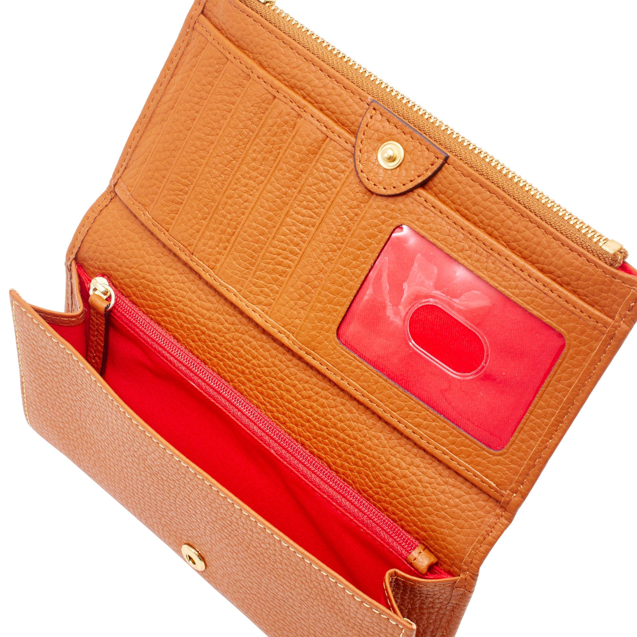 dooney and bourke caramel wallet